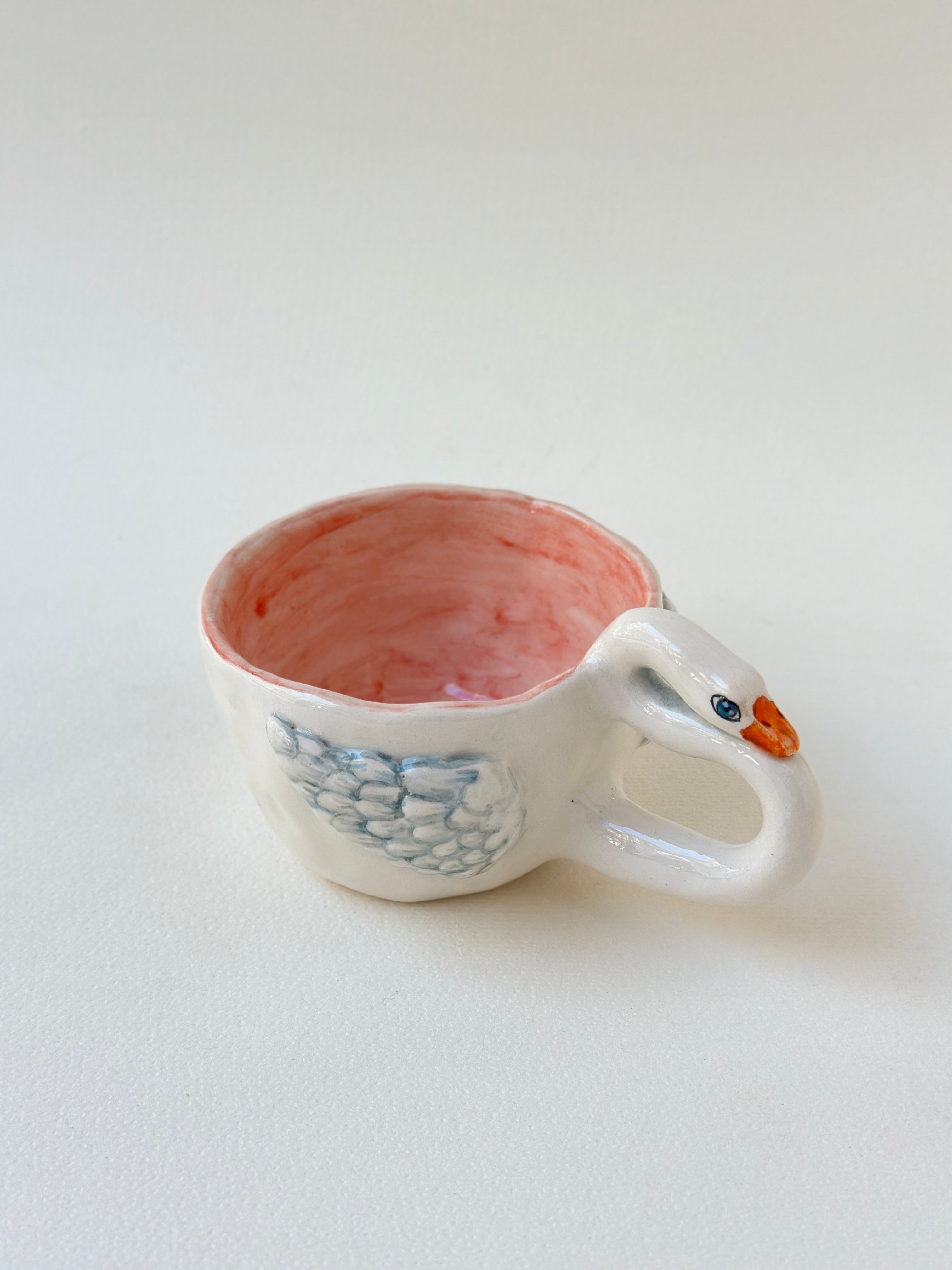 Swan handmade cup