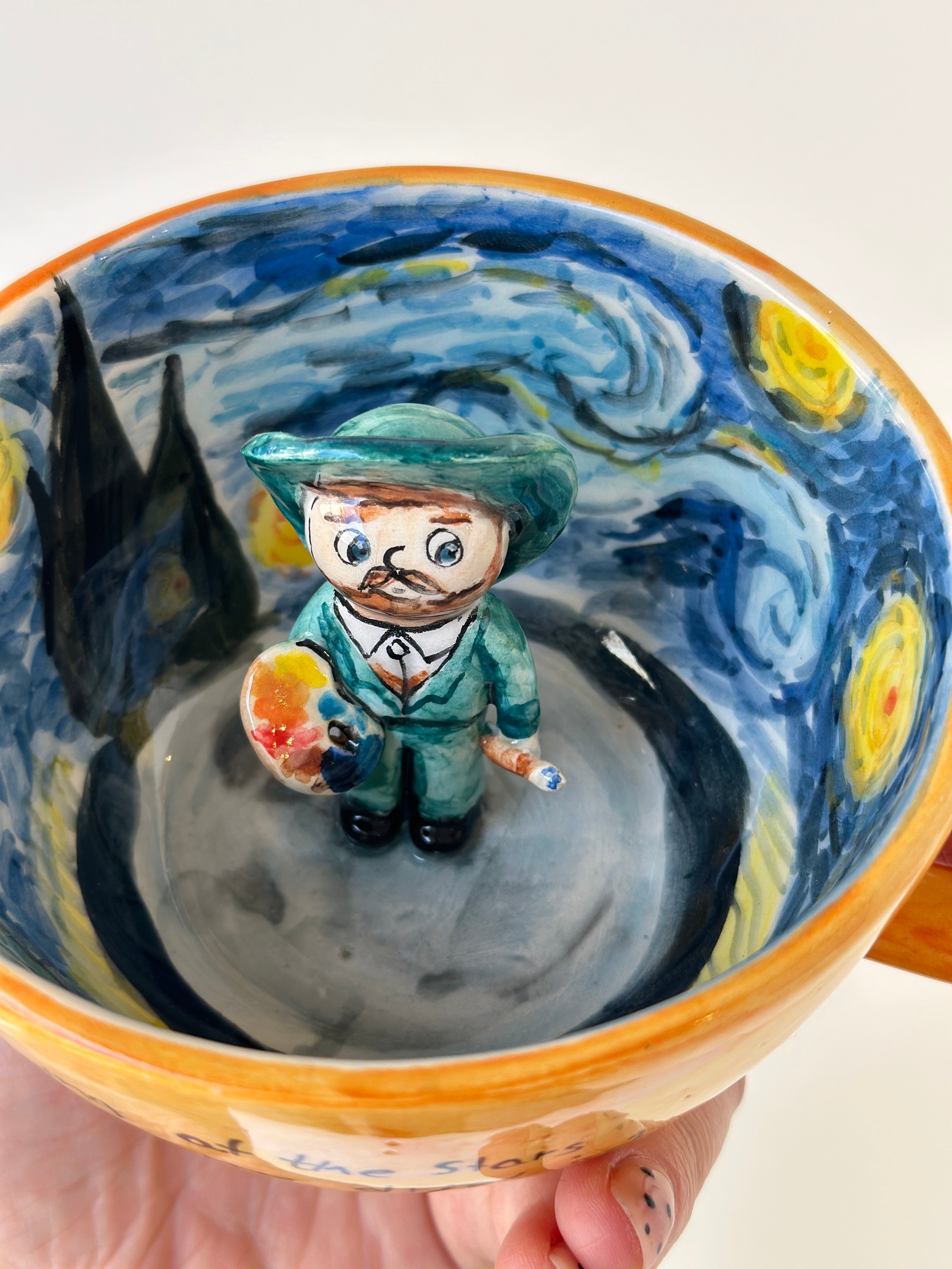 Vincent wan Gogh handmade mug
