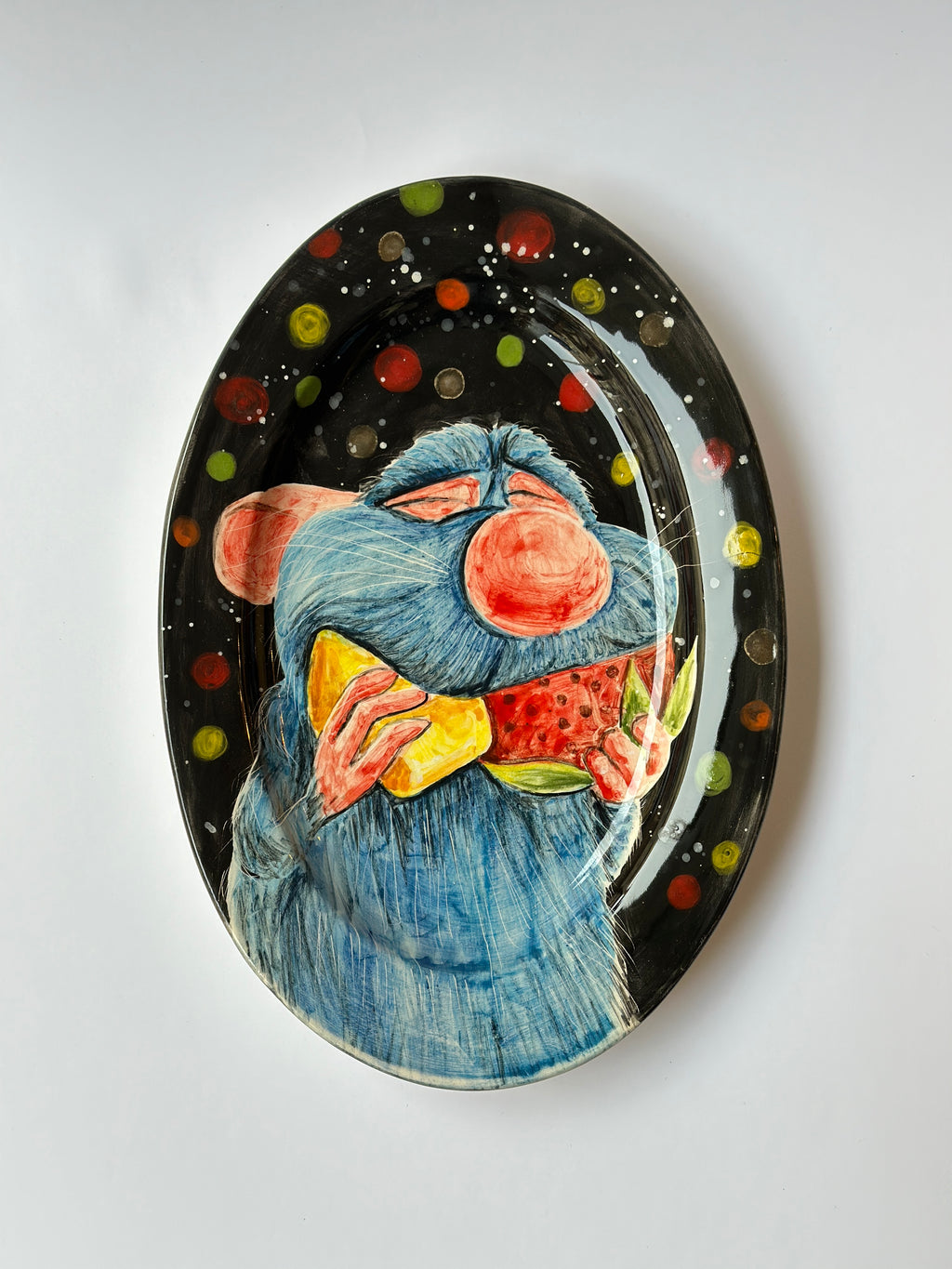 Ratatouille handmade plate