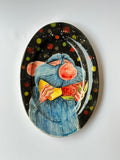 Ratatouille handmade plate