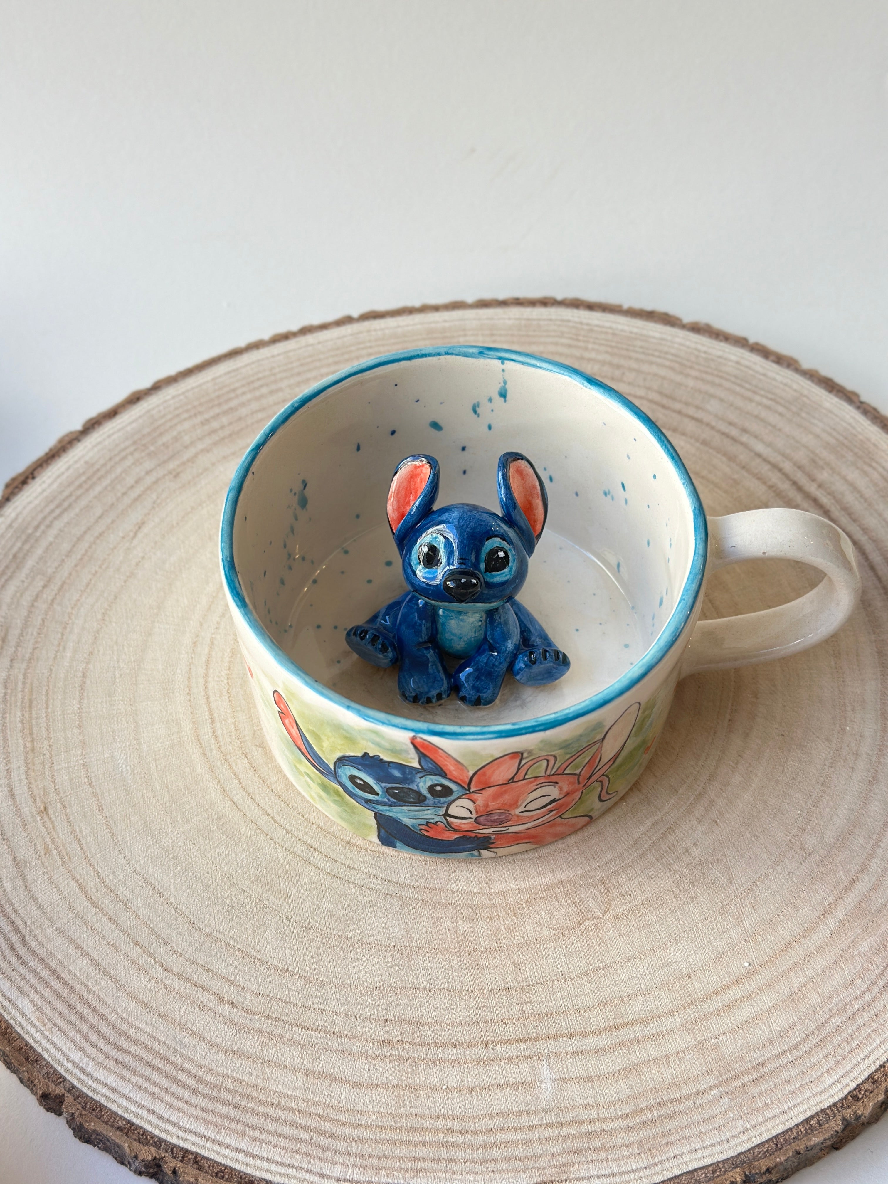 Stitch handmade mug
