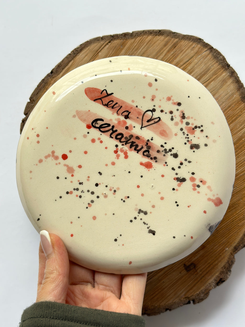 İce age Manny and baby handmade plate