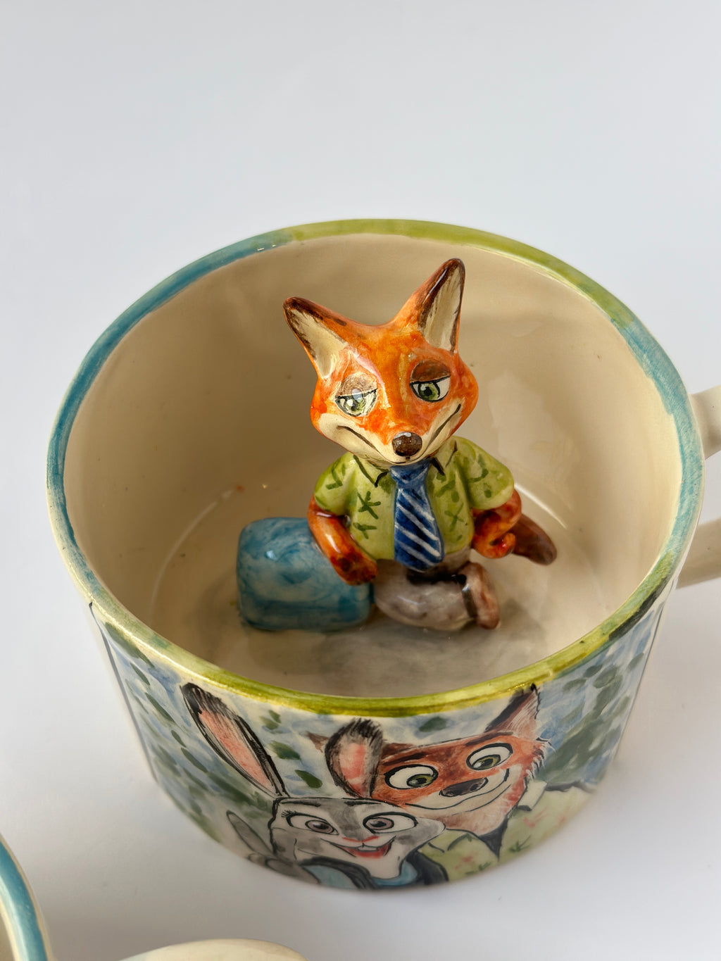 Zootopia Nick and Judy handmade mugs