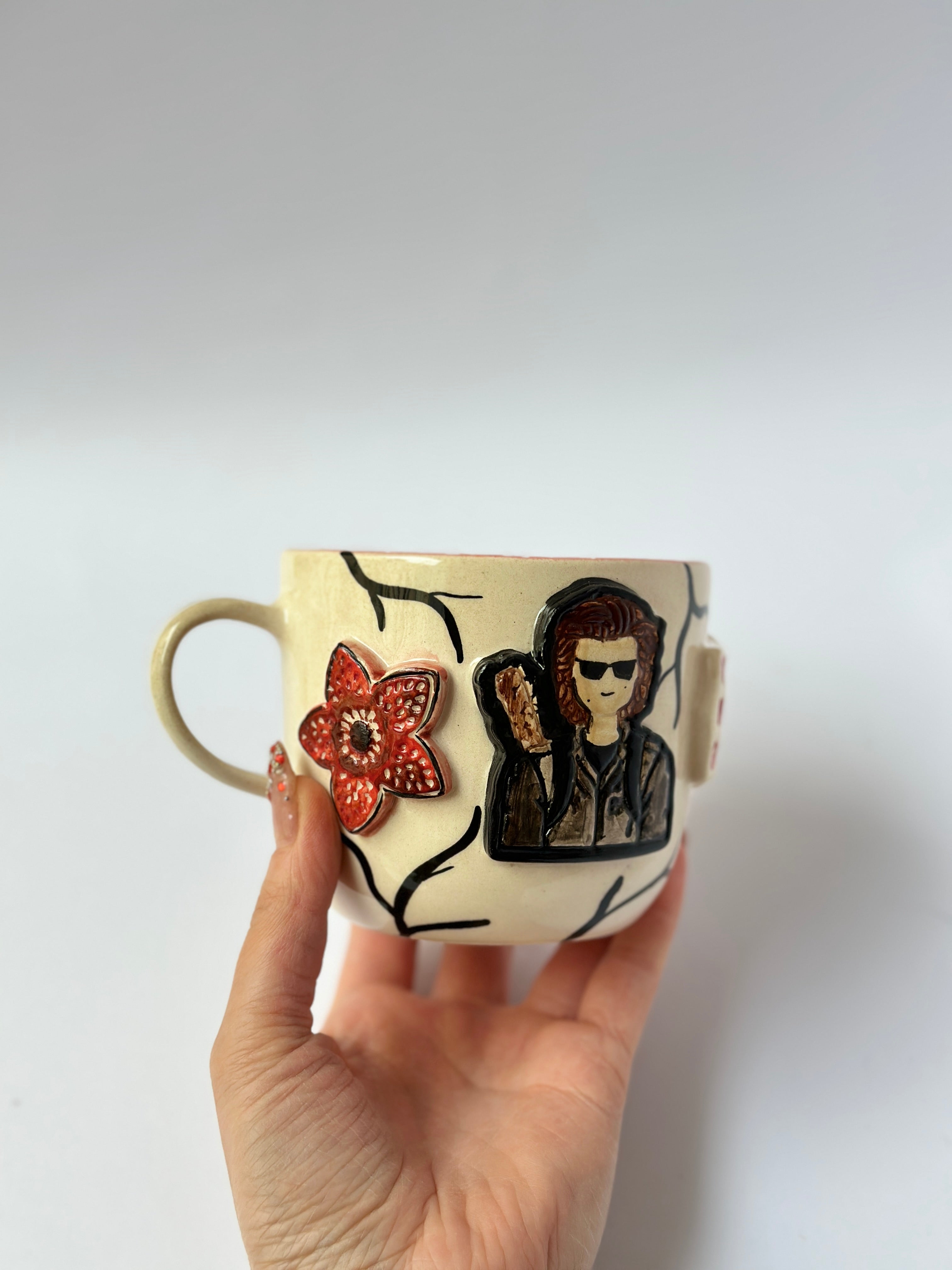 Stranger things Steve handmade mug