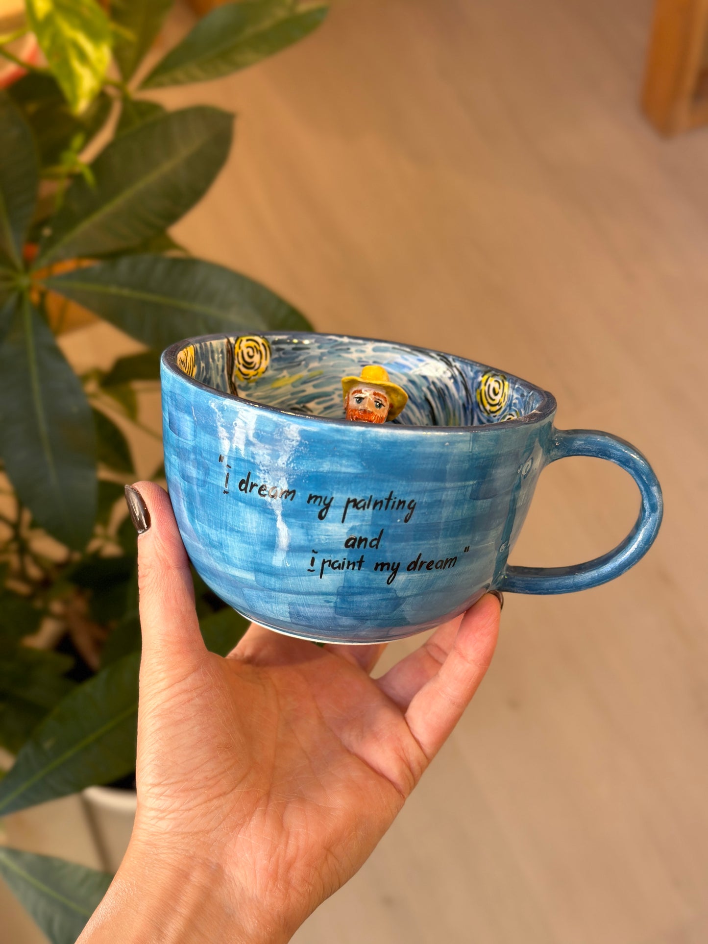 Van Gogh handmade cup🌝