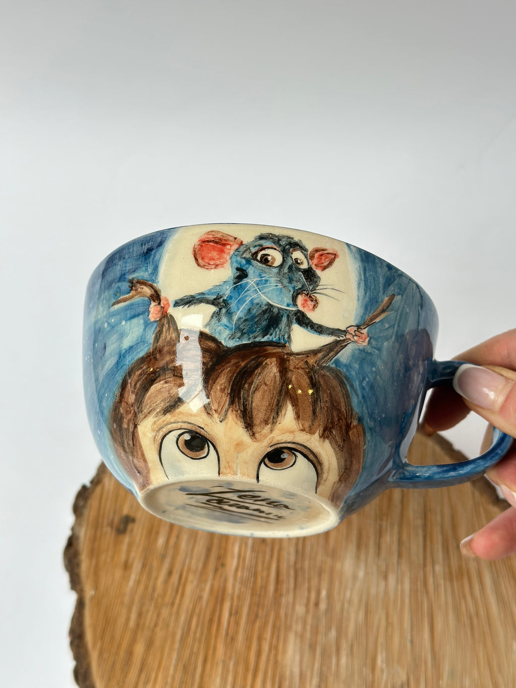 Ratatouille “Linguine” handmade mug