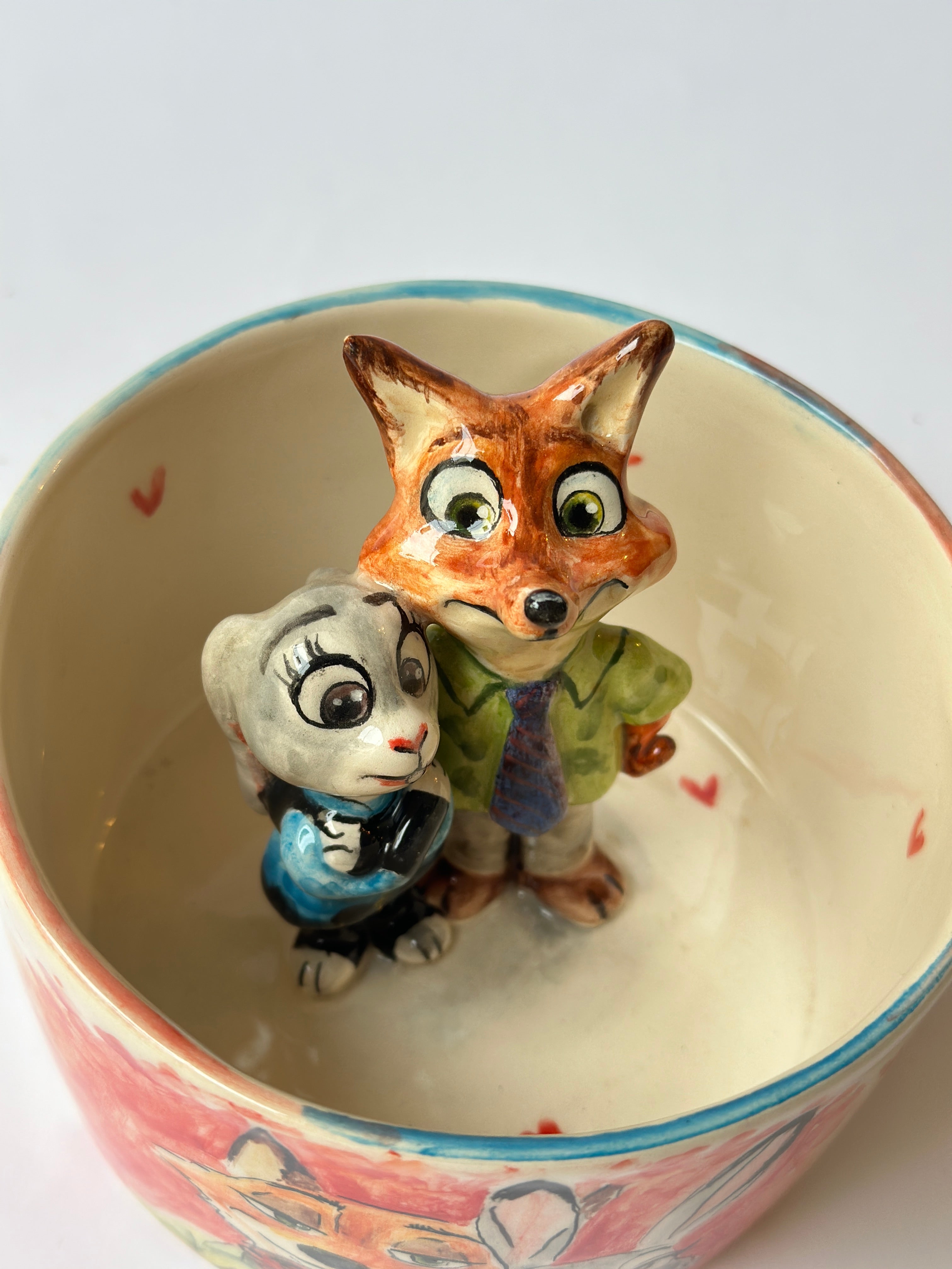 Zootopia Nick and Judy handmade mug