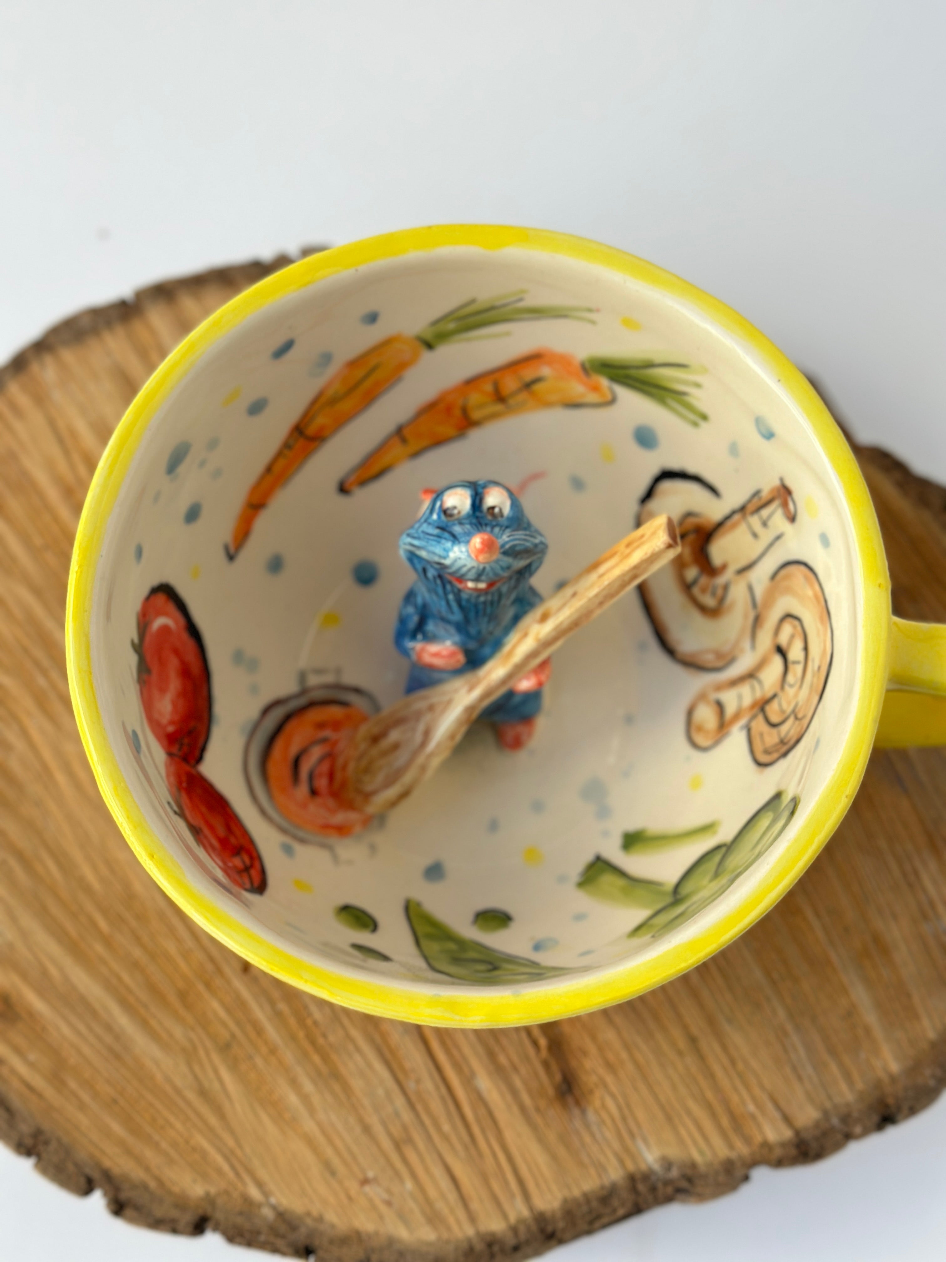 Ratatouille handmade mug