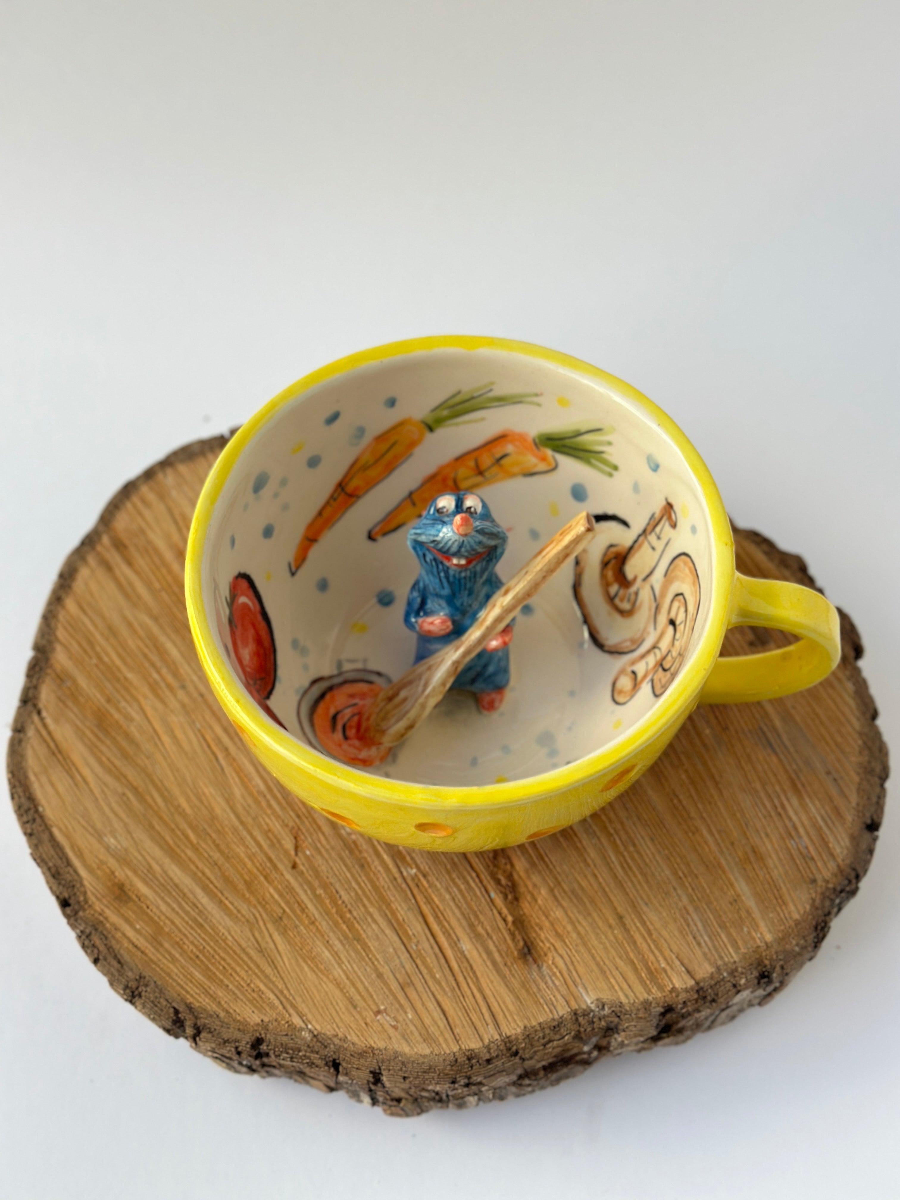 Ratatouille handmade mug