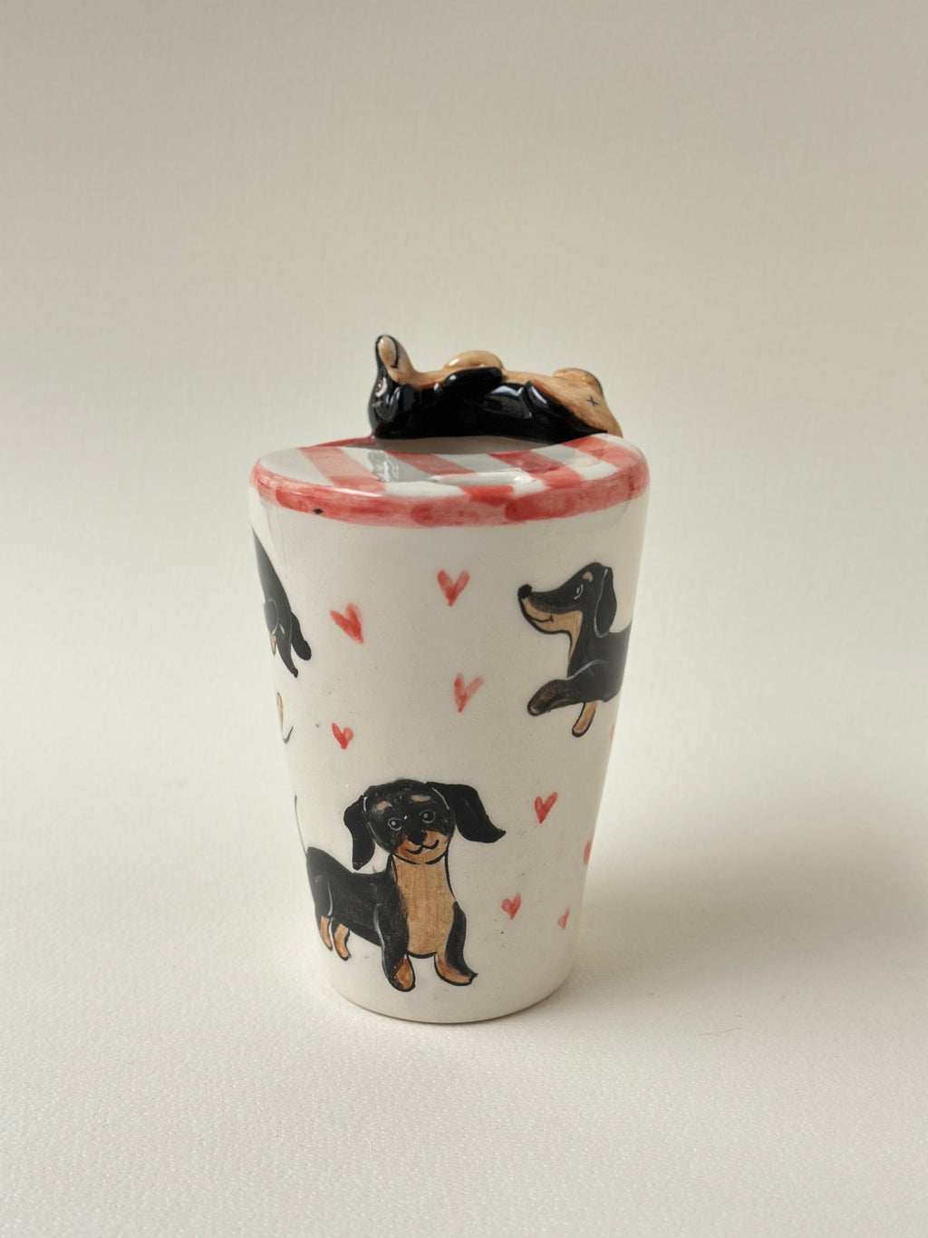 Dachshund takeaway mug