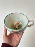 Teddy handmade mug
