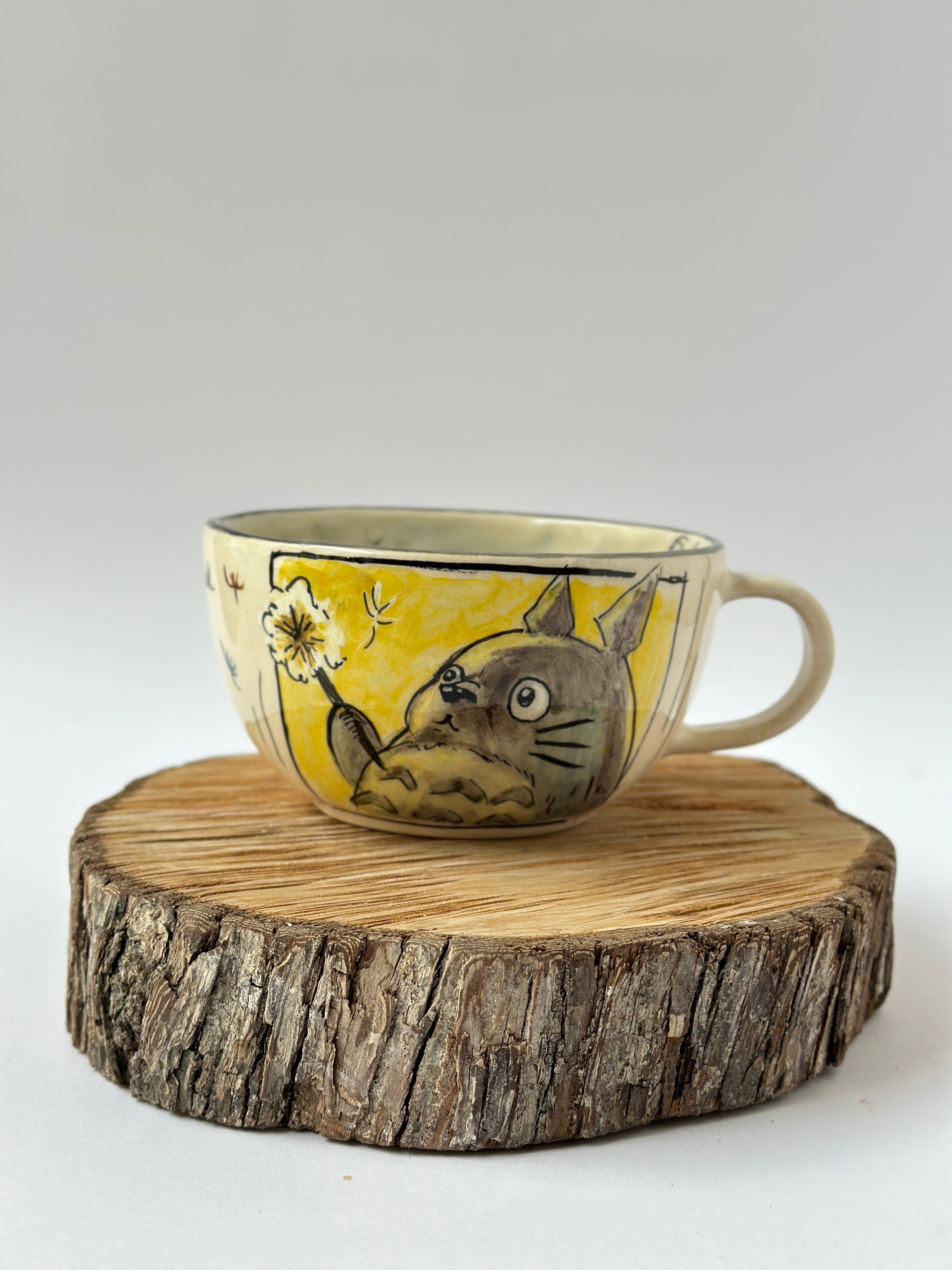 Totoro handmade mug