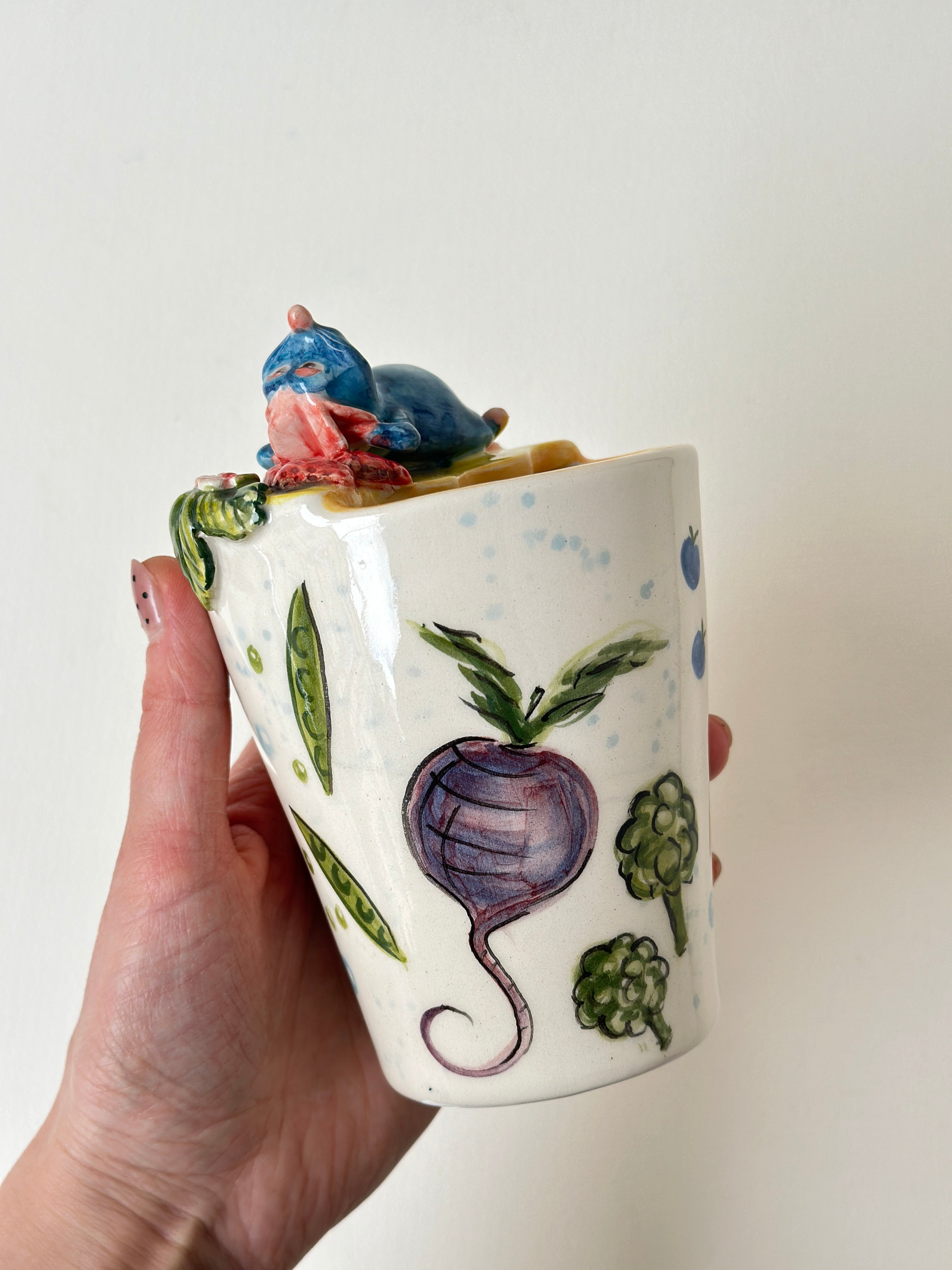 Ratatouille Remy handmade takeaway mug