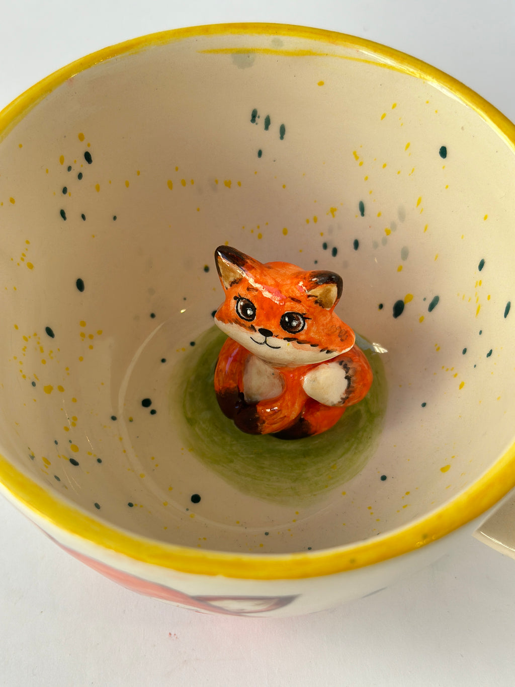 Fox handmade mug