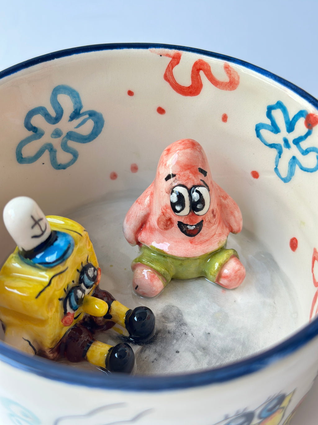 SpongeBob and Patrick handmade mug