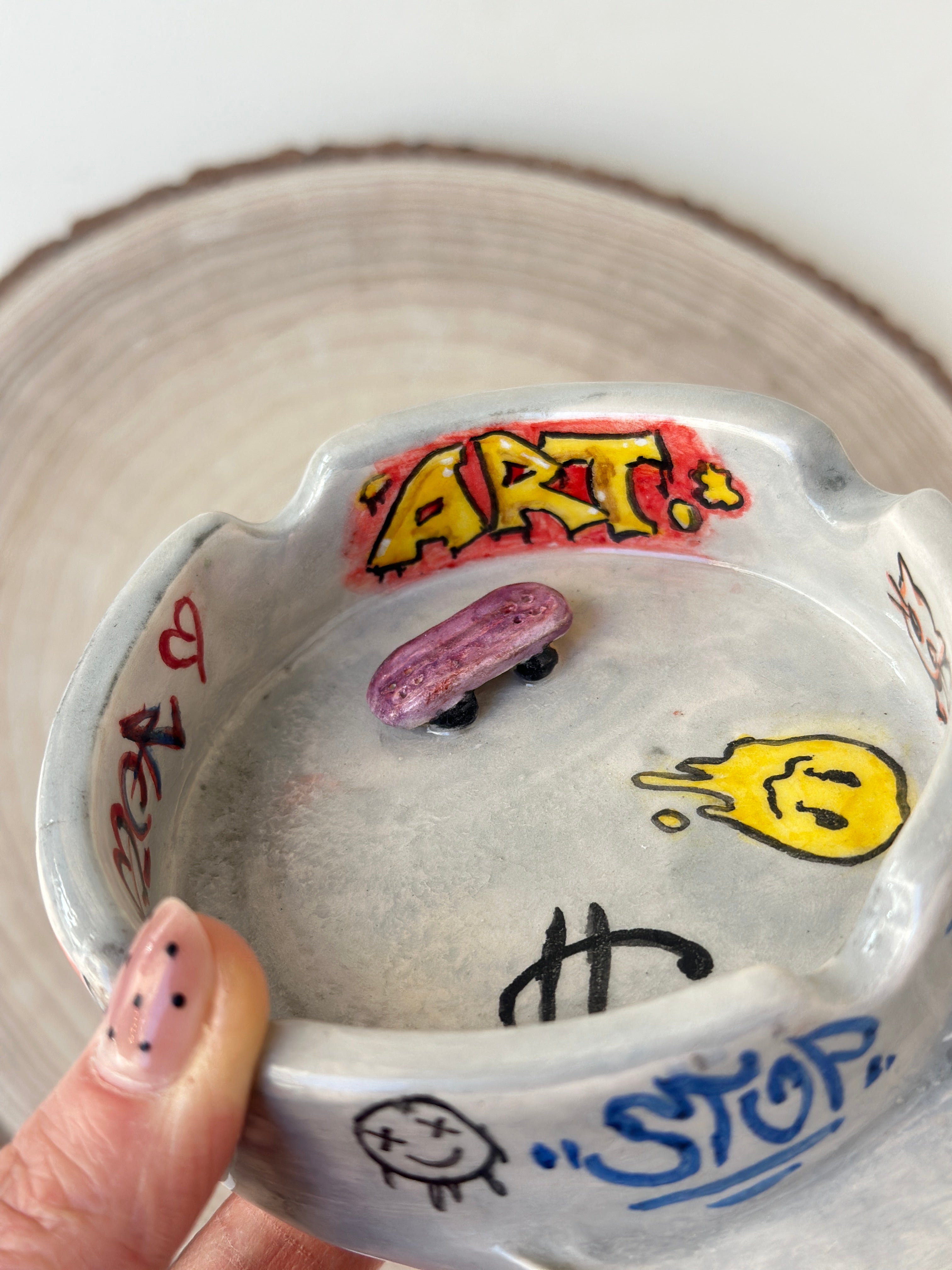 Handmade ashtray