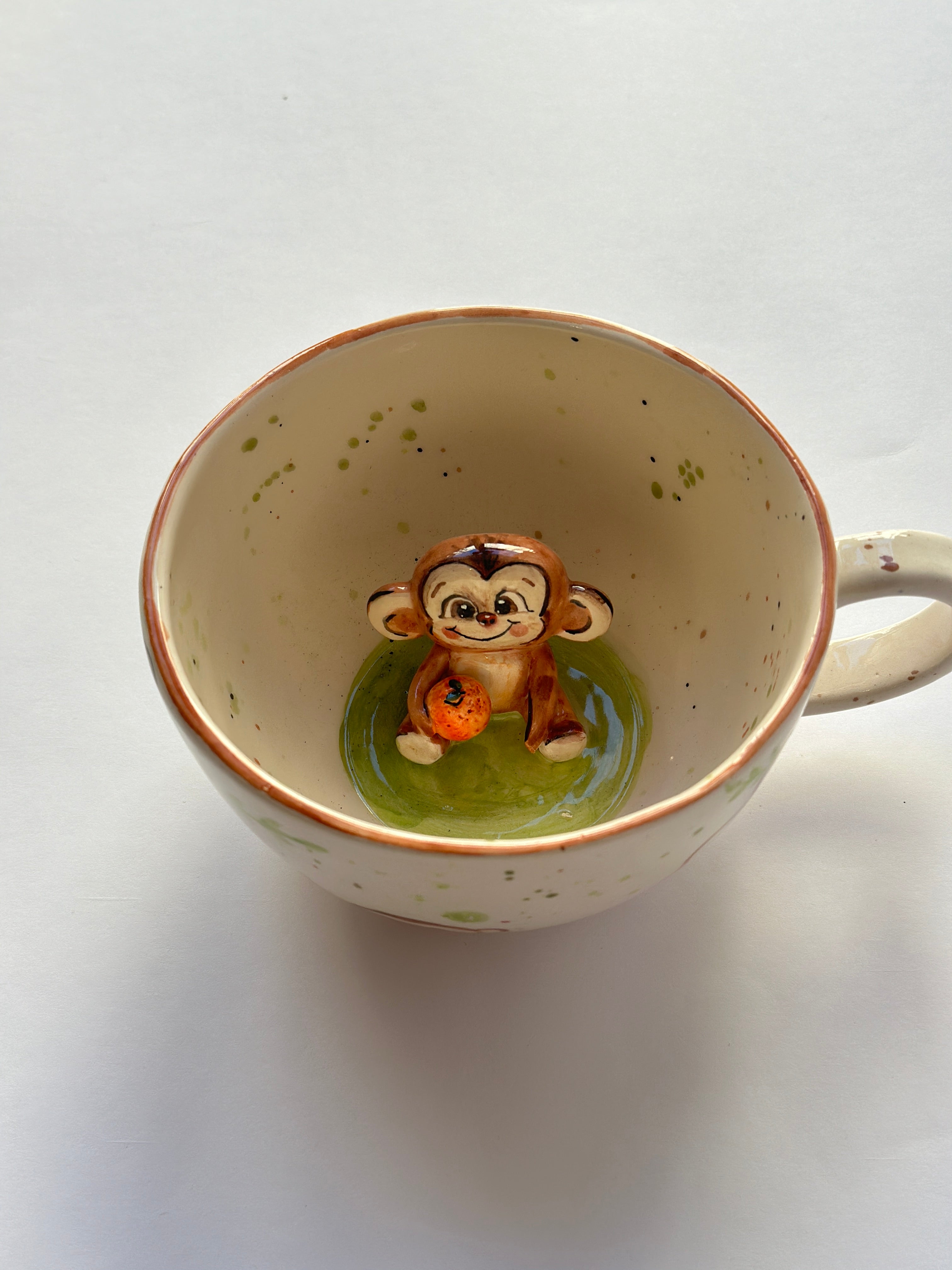 Monkey 🐵 handmade mug