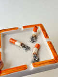 Handmade ceramic ashtray