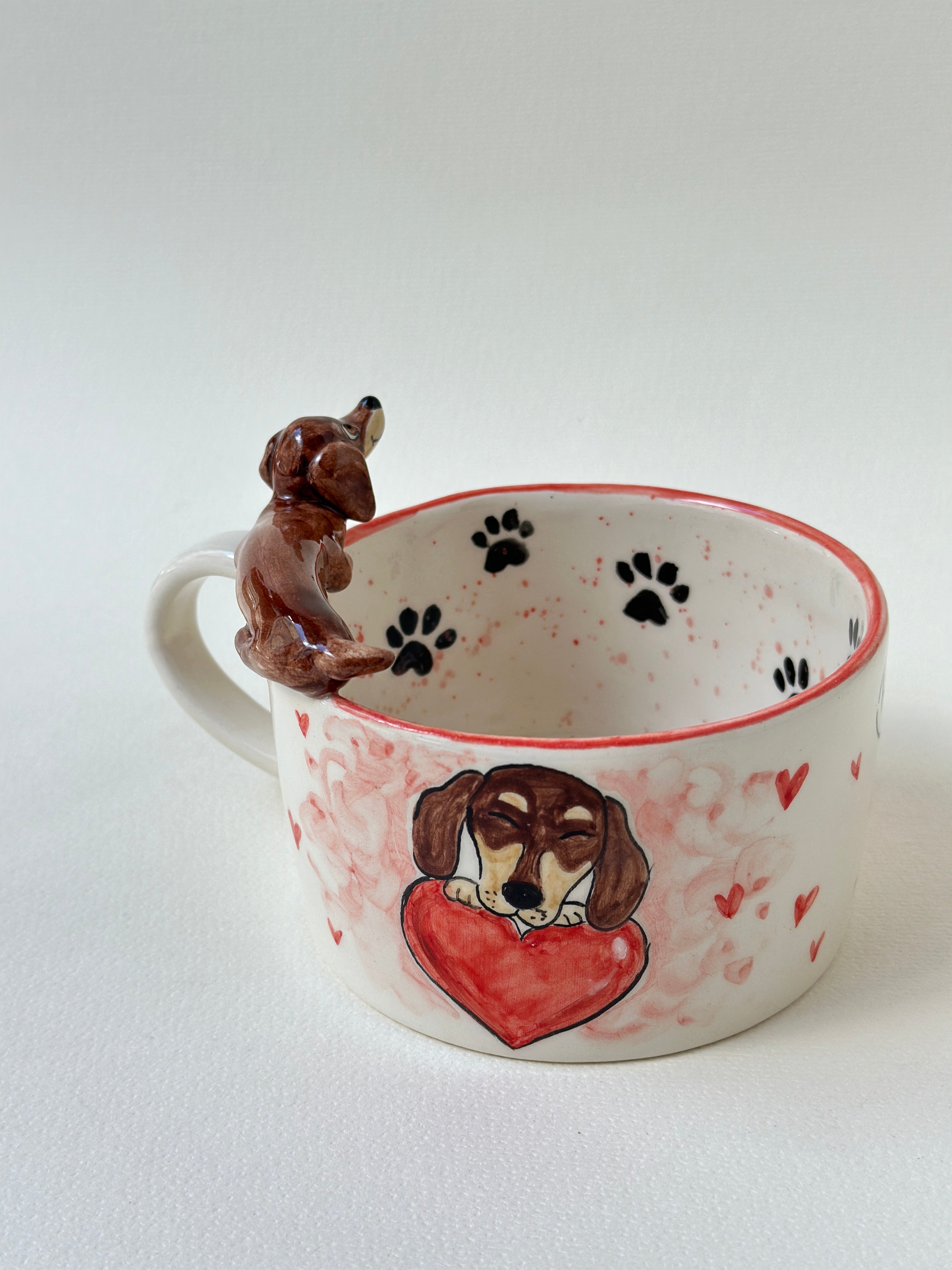 Dachshund handmade mug