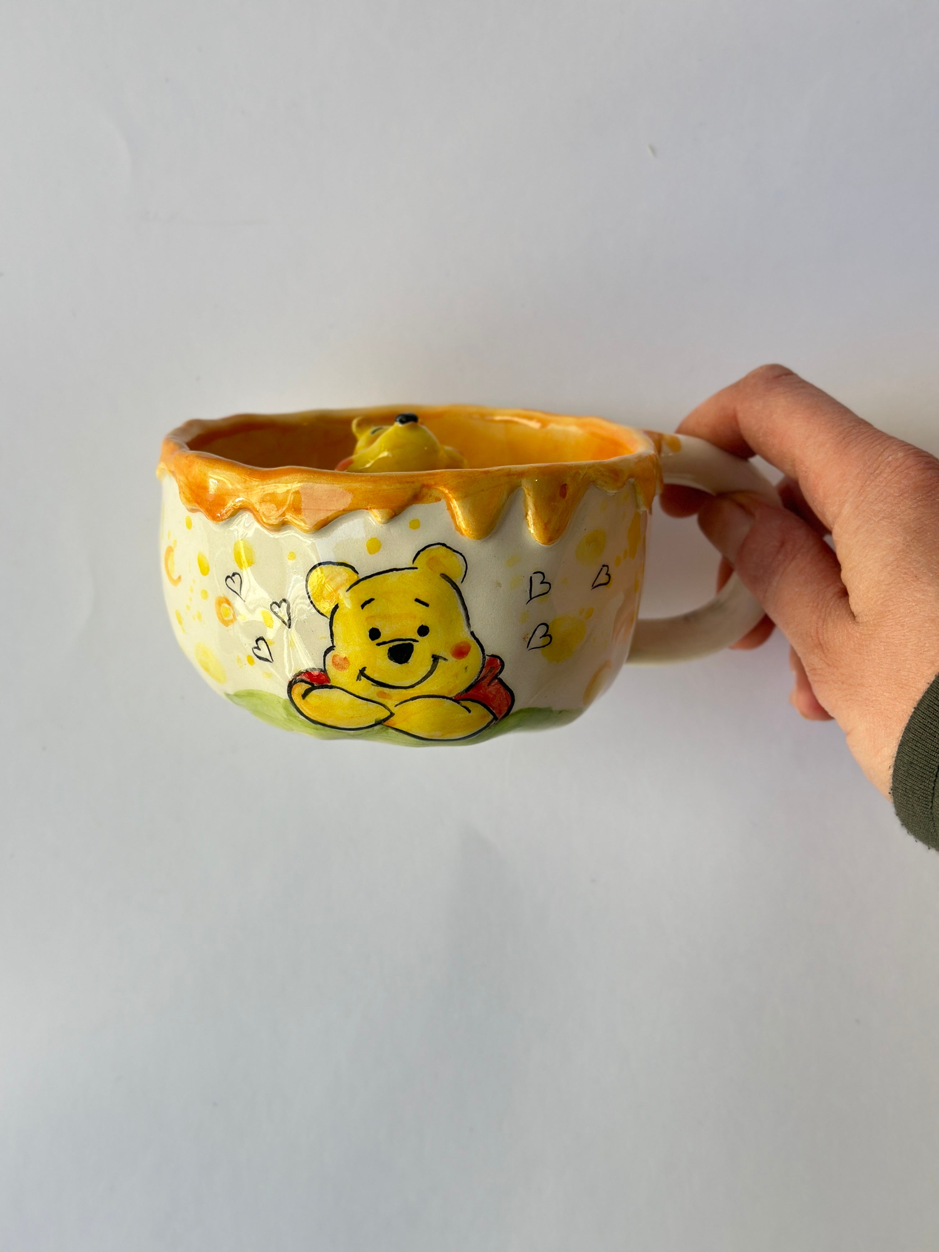 Winni The Pooh handmade mug
