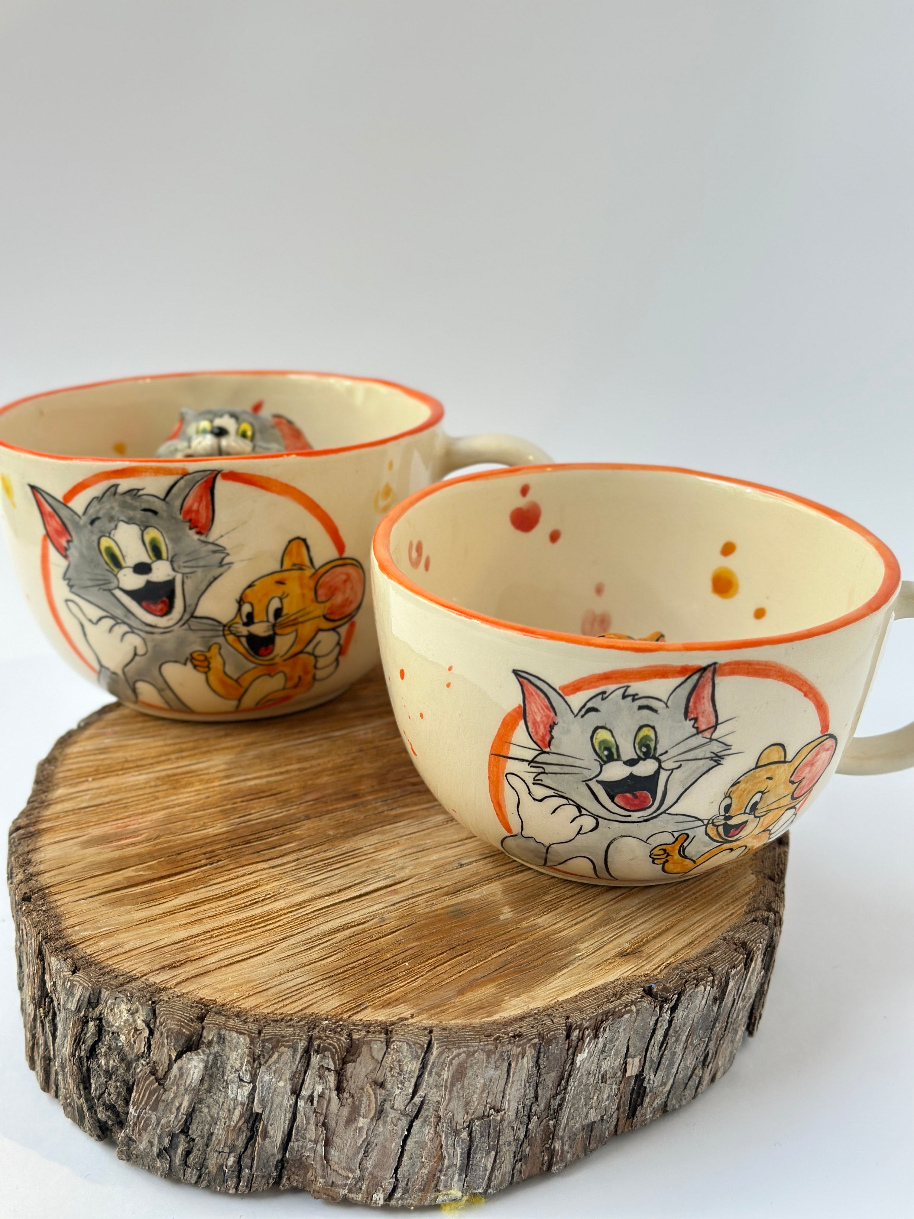 Tom and Jerry handmade mugs