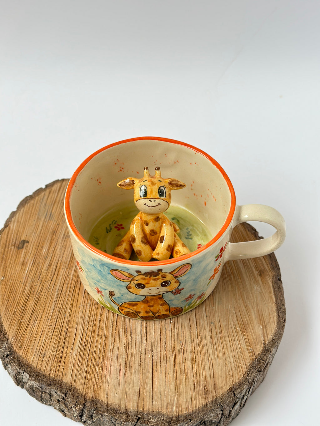 Giraffe Handmade mug