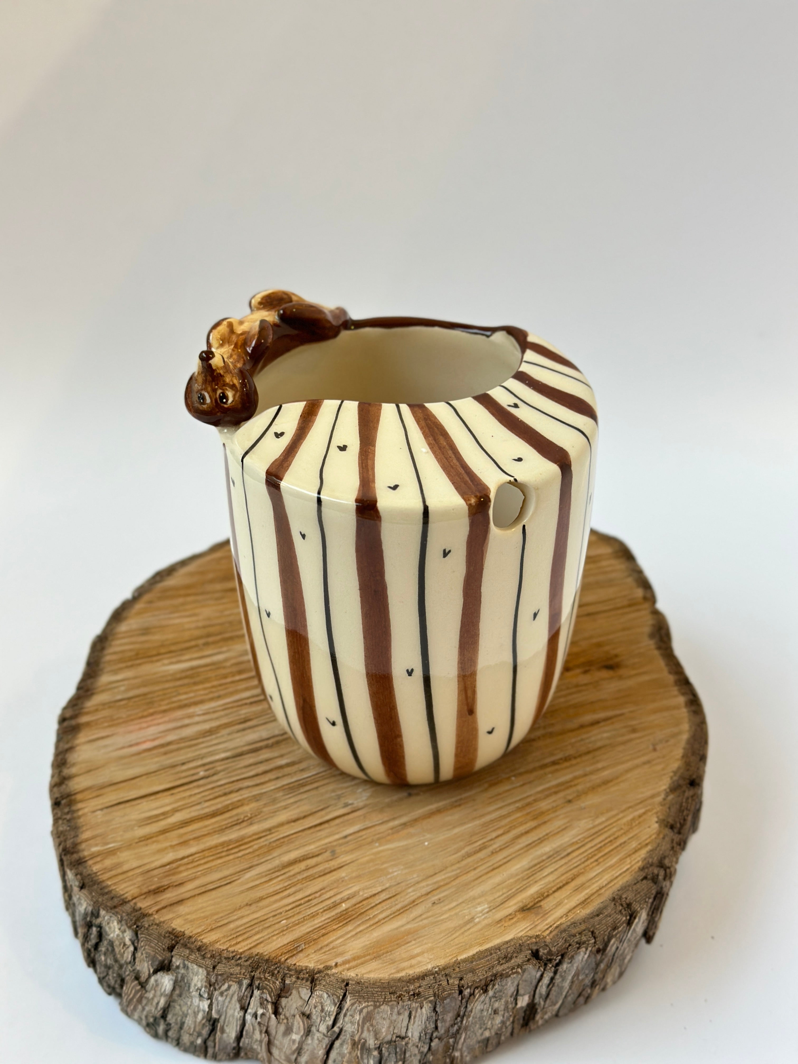 Dachshund handmade takeaway mug