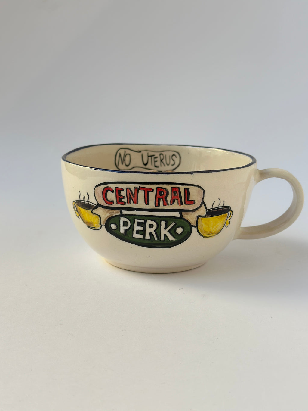 Friends Rachel handmade mug