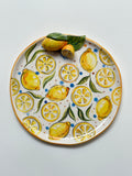 Lemon handmade plate