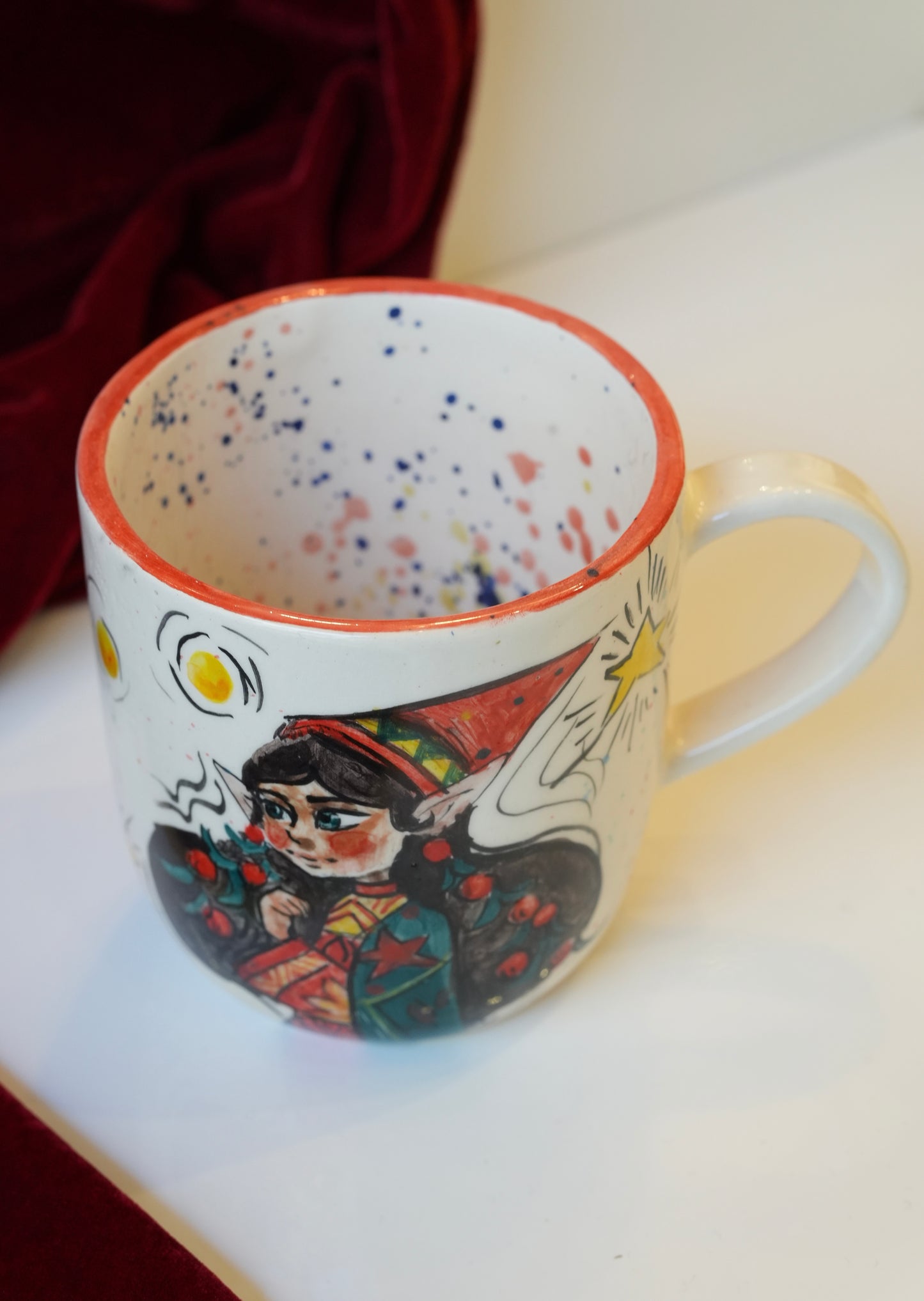 Elf handmade mug