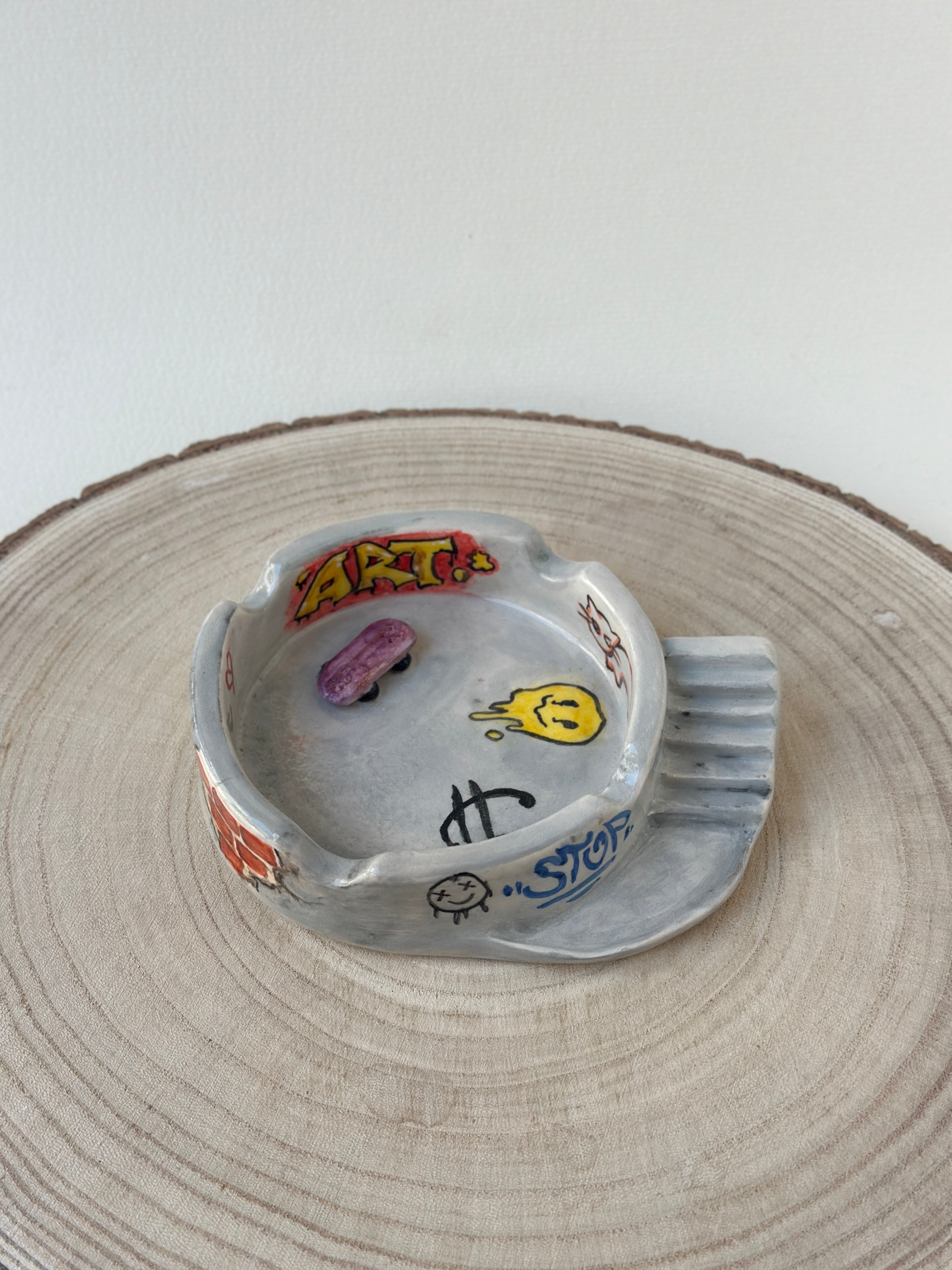 Handmade ashtray