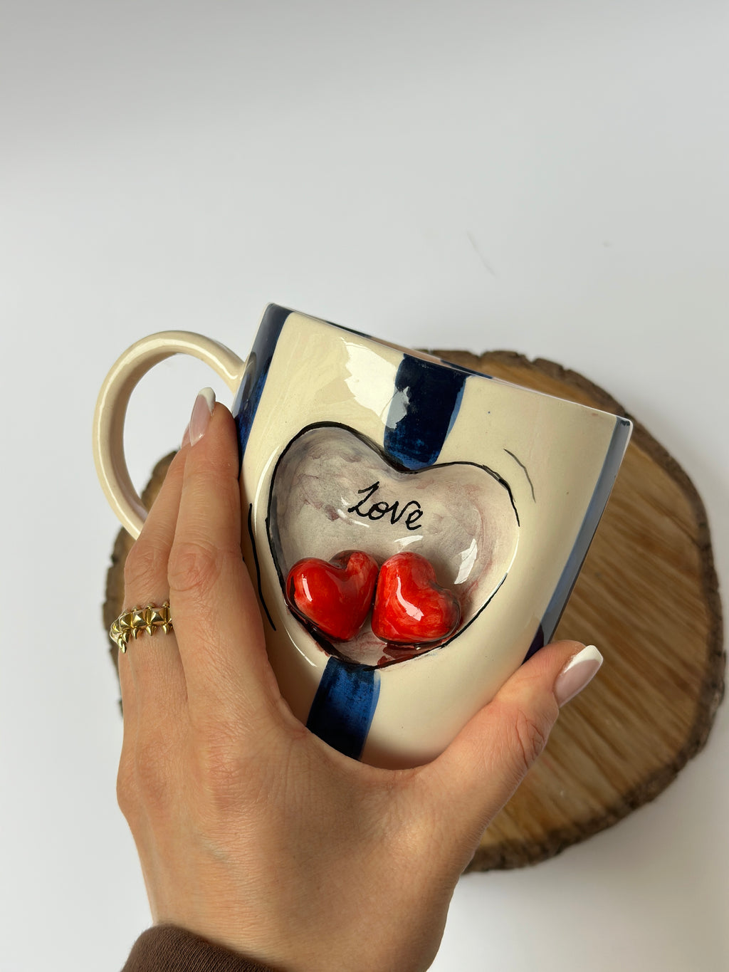 Love handmade mug