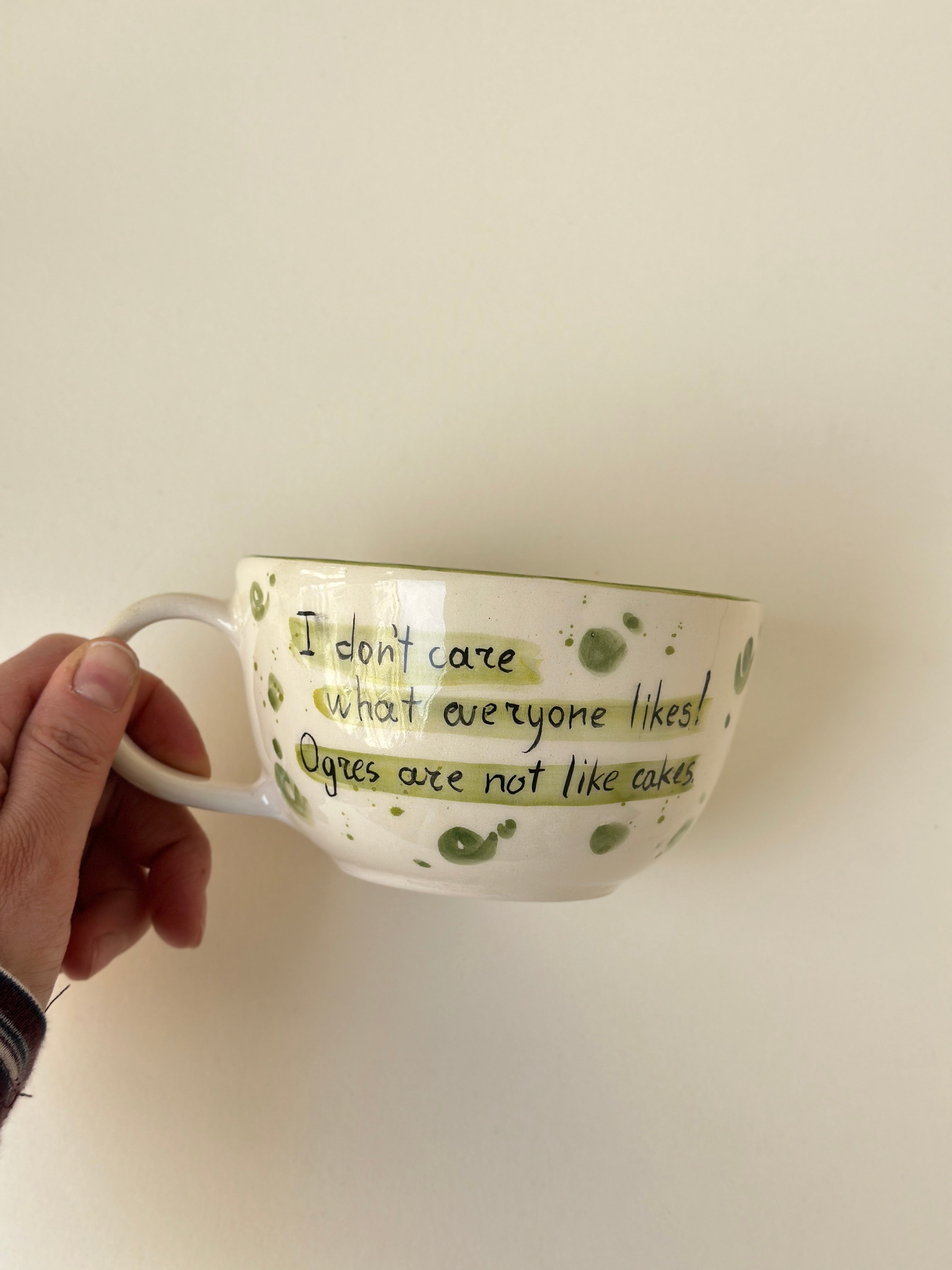 Shrek Handmade mug