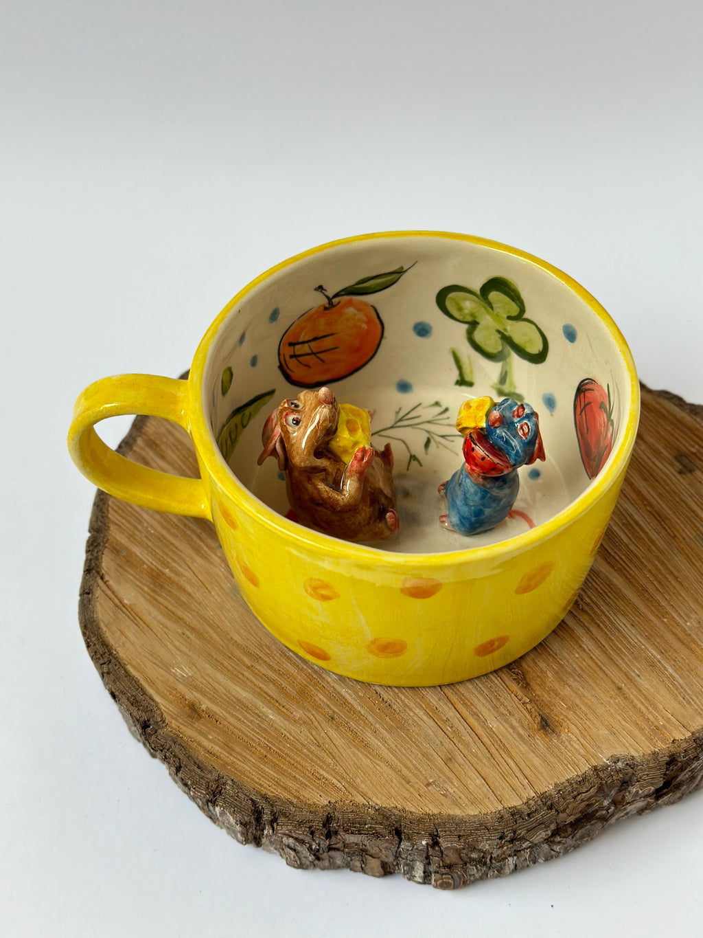 Ratatouille Emily and Remy handmade mug