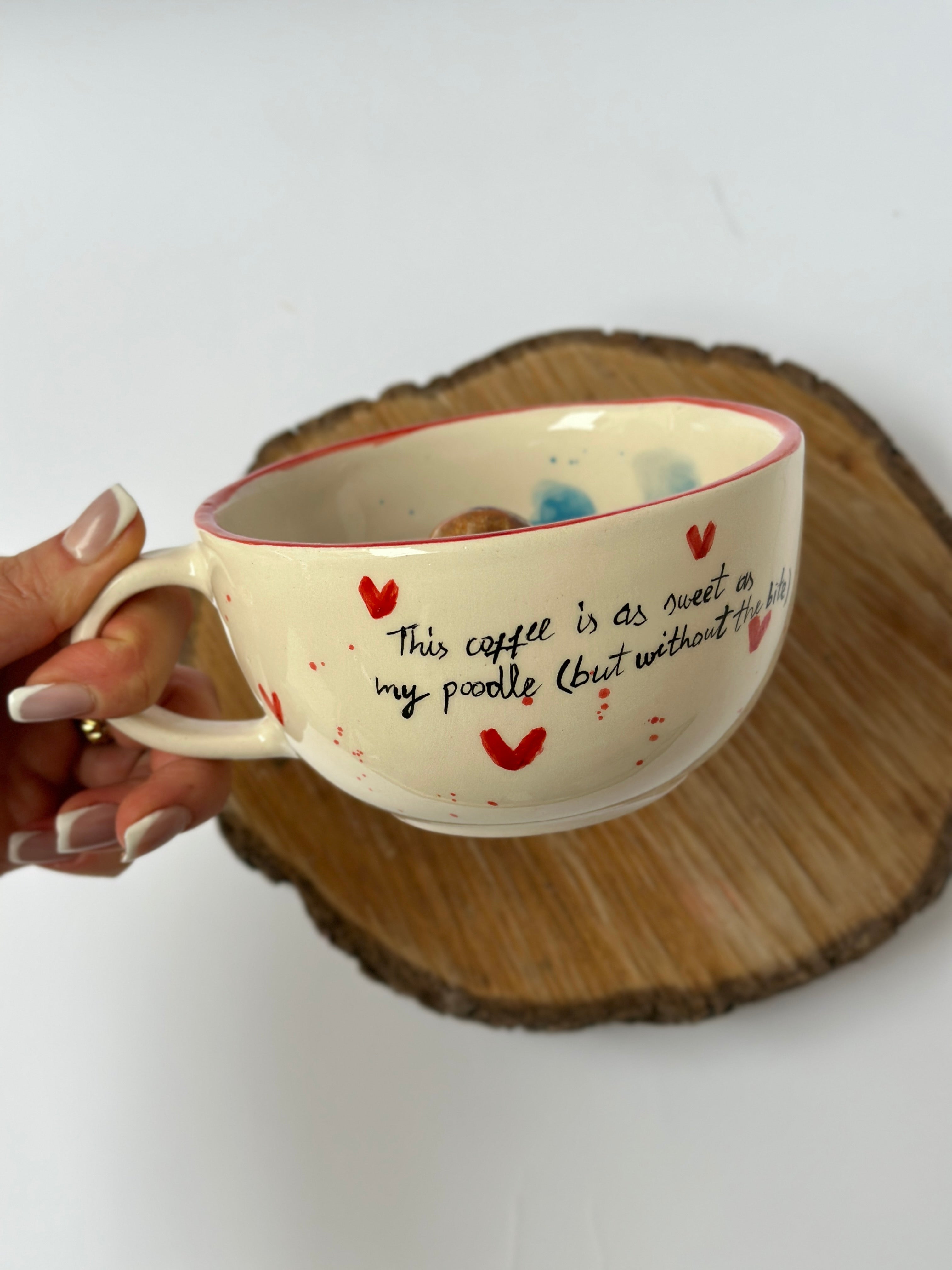 Puddle handmade mug