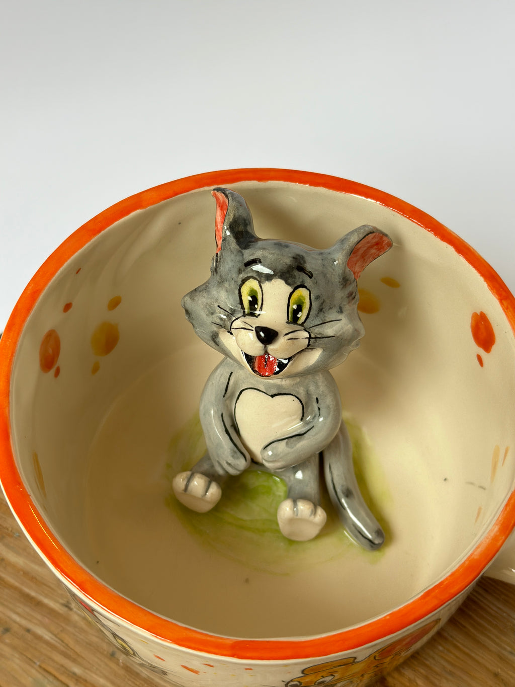 Tom and Jerry handmade mug