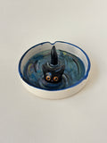 Cat handmade ashtray