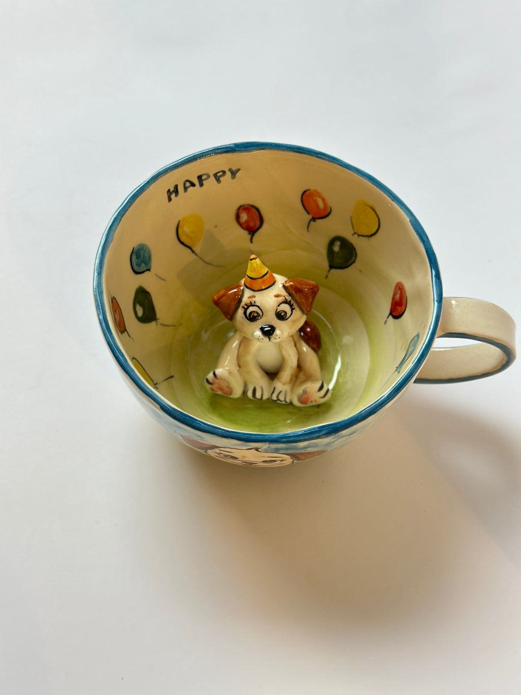 Dog handmade mug