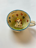 Dog handmade mug