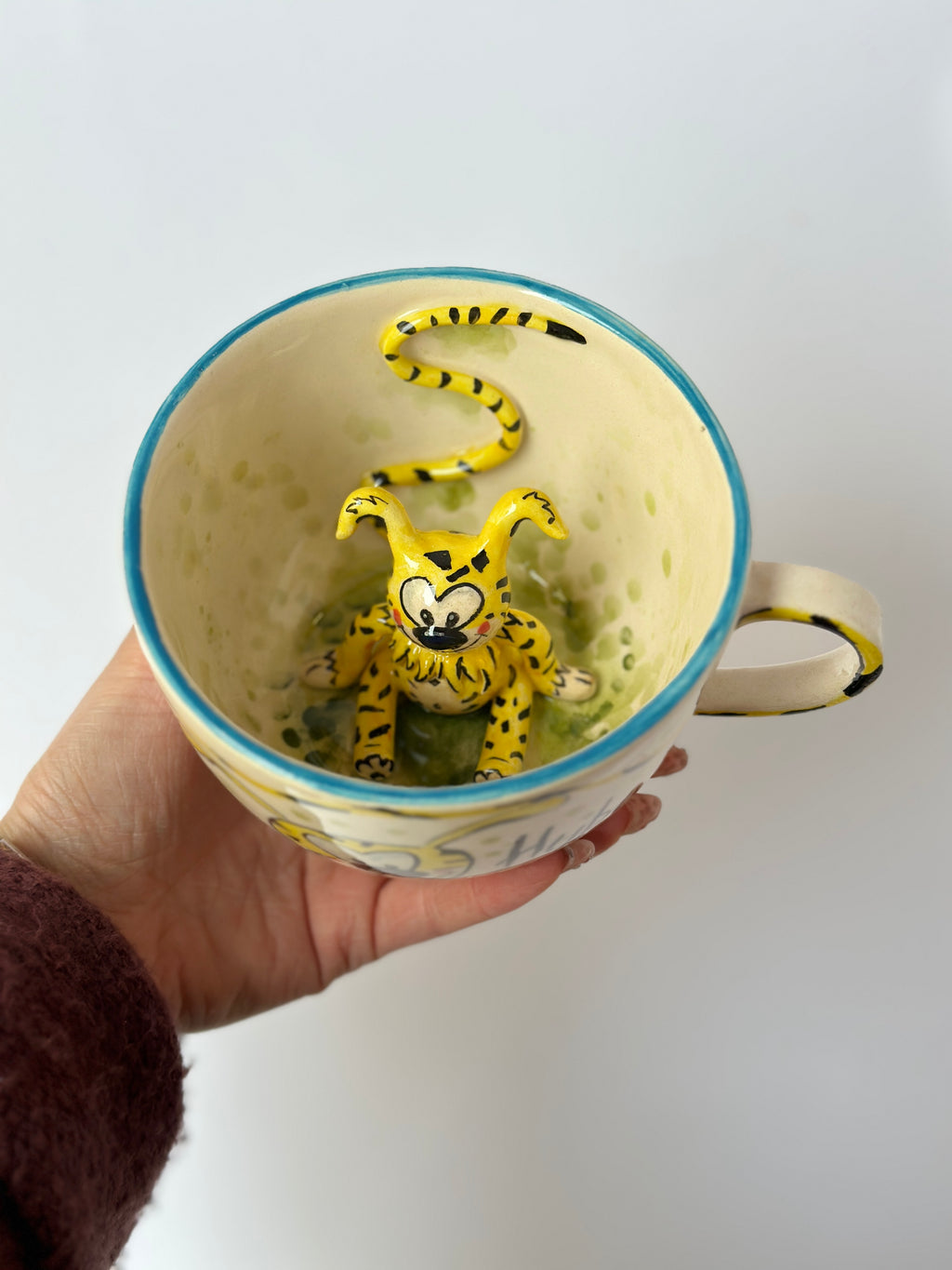 Marsupilami handmade mug