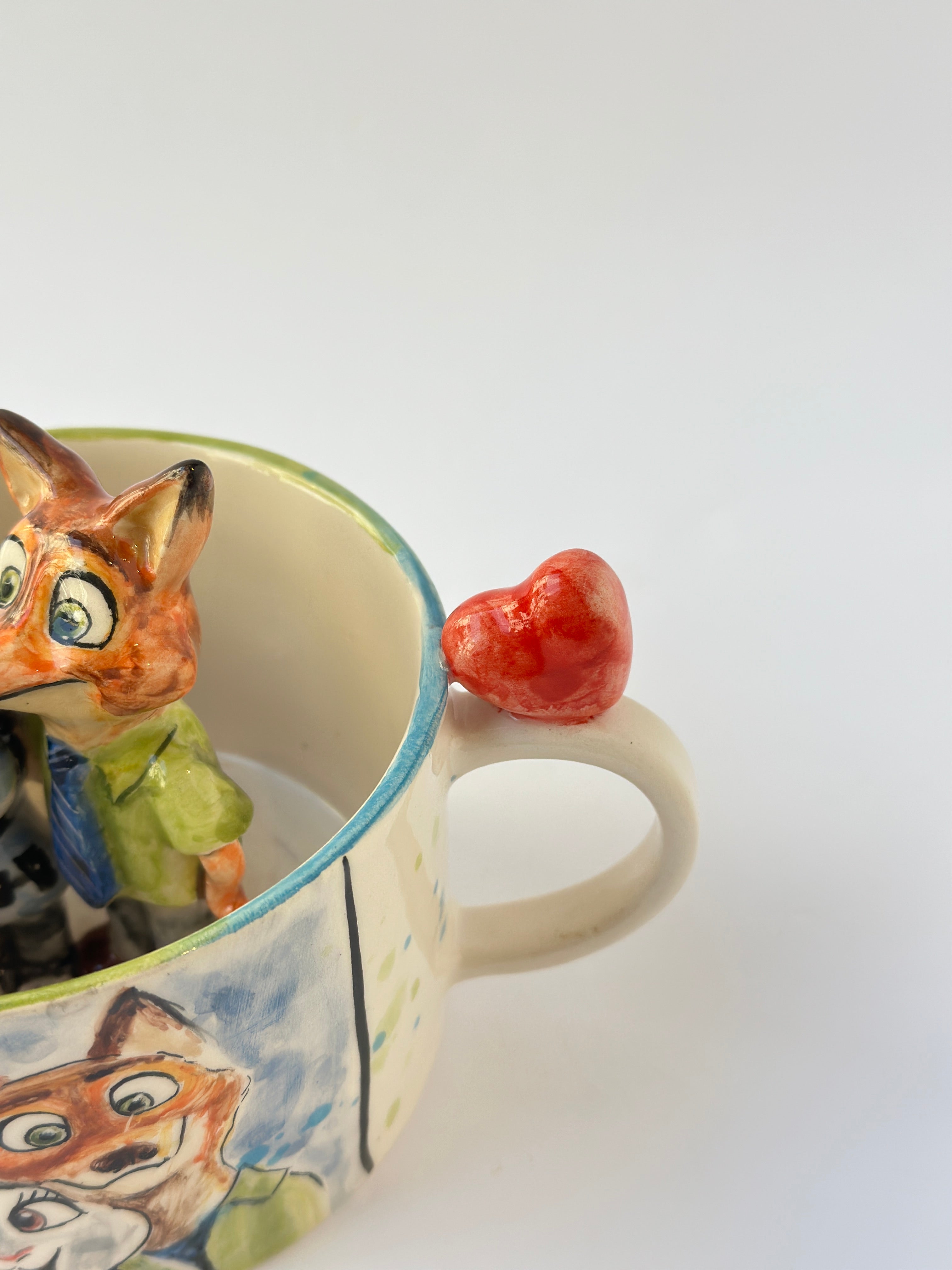 Zootopia Nick and Judy handmade mug