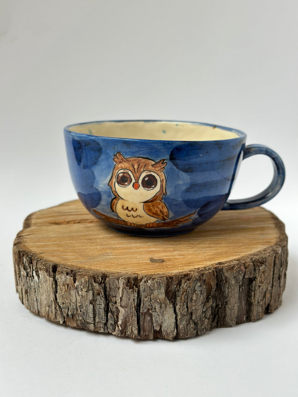 Owl handmade mug