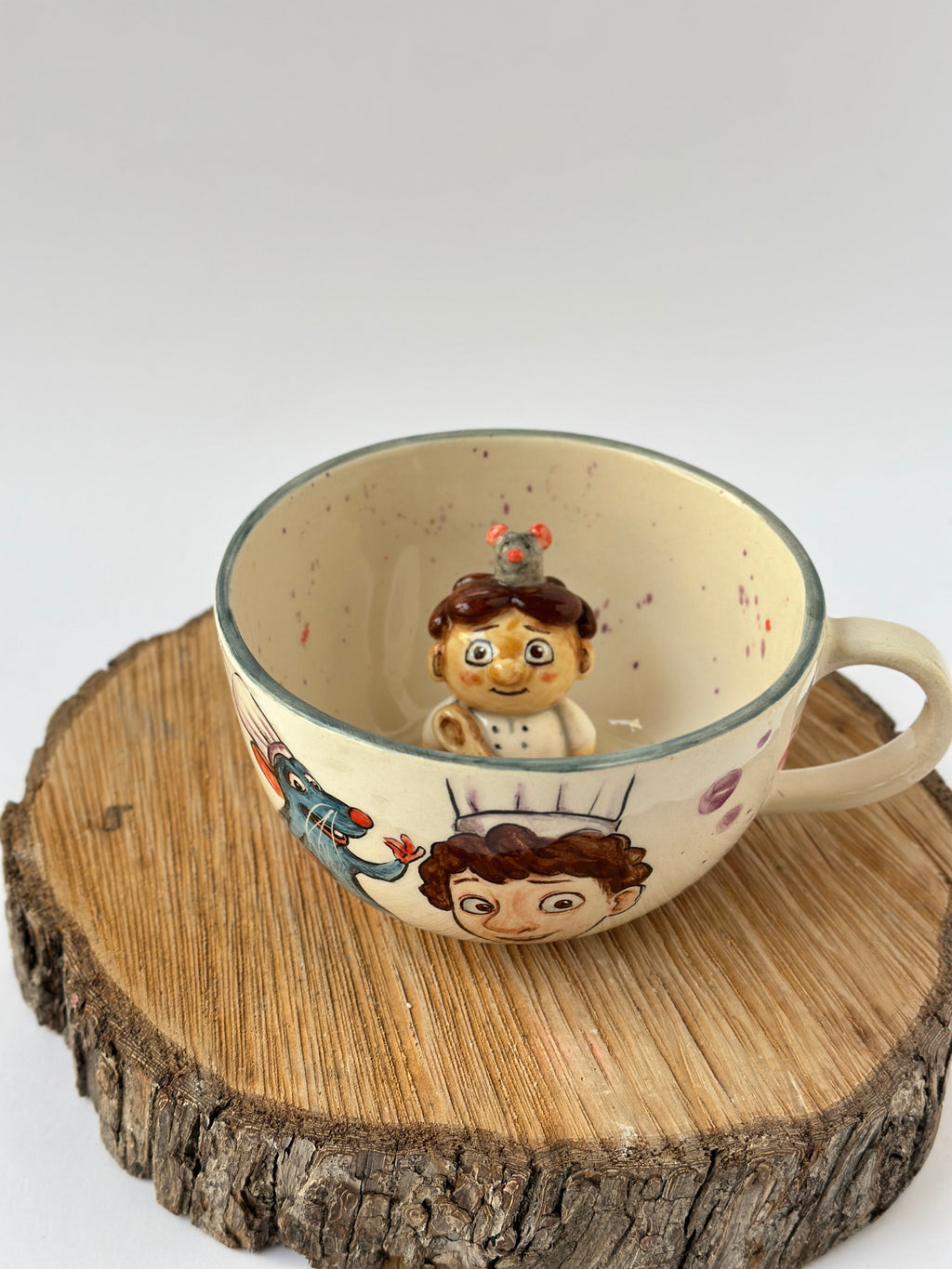 Ratatouille “Linguini” handmade mug
