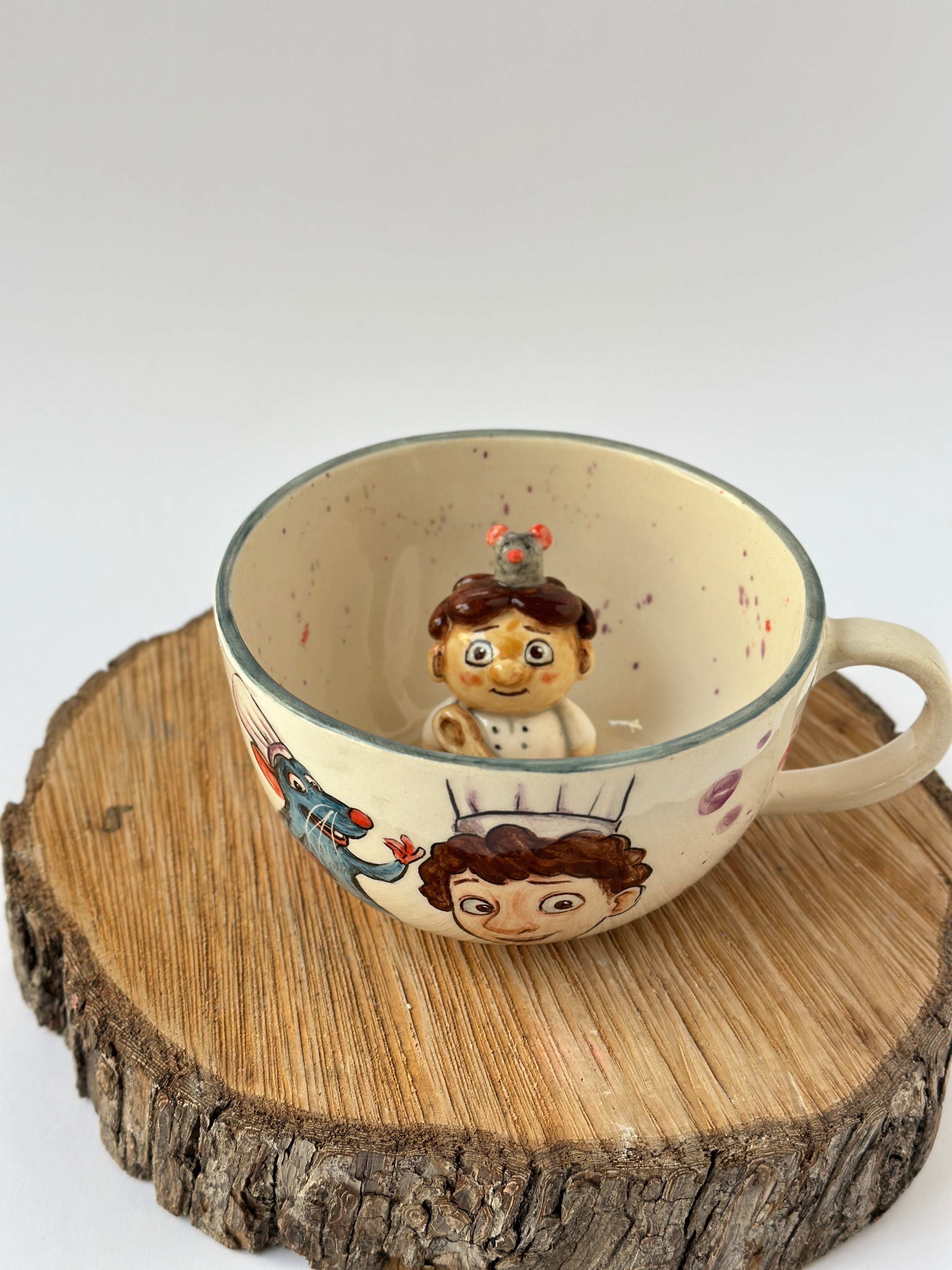 Ratatouille “Linguini” handmade mug