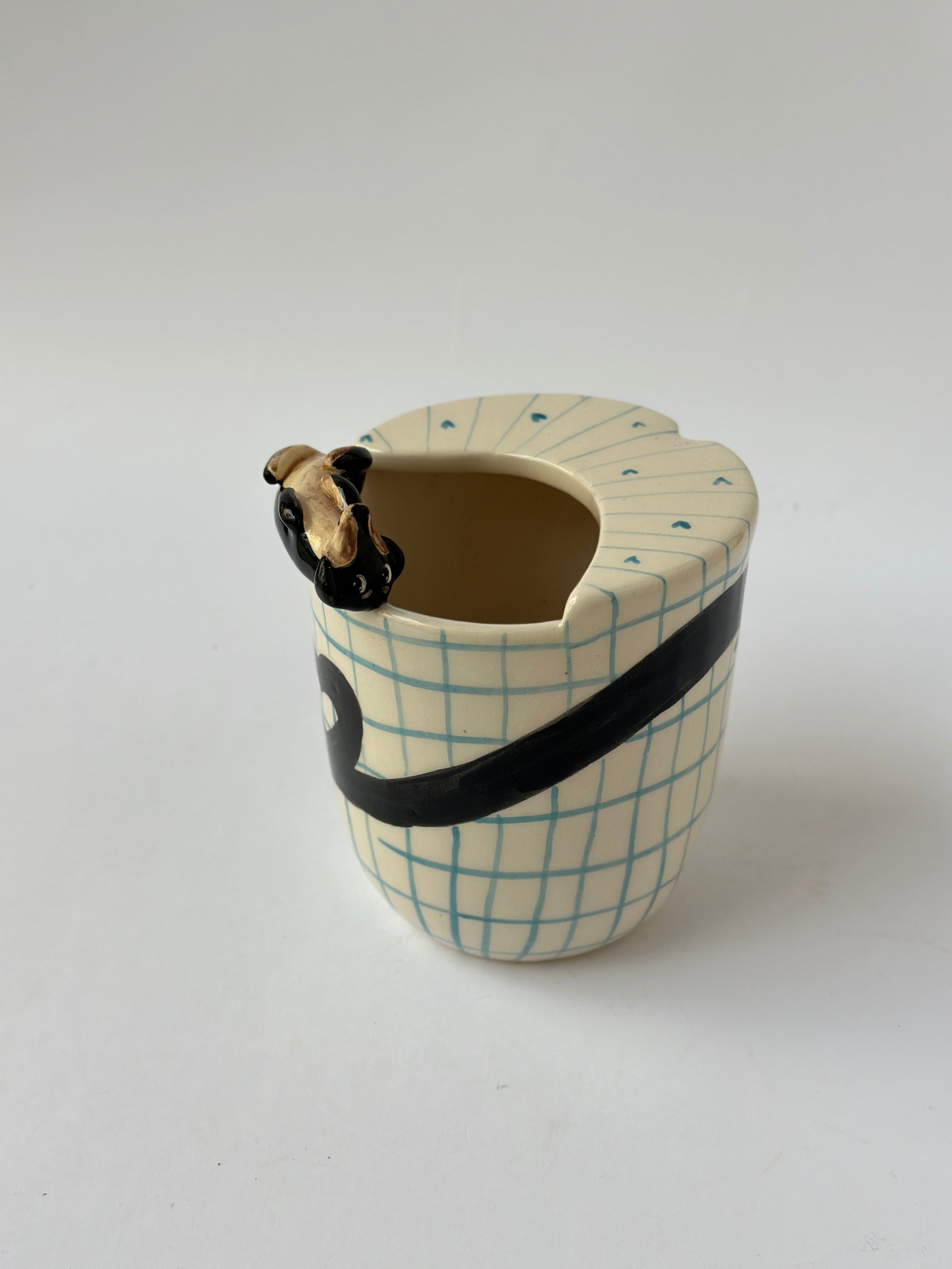 Dachshund handmade takeaway mug