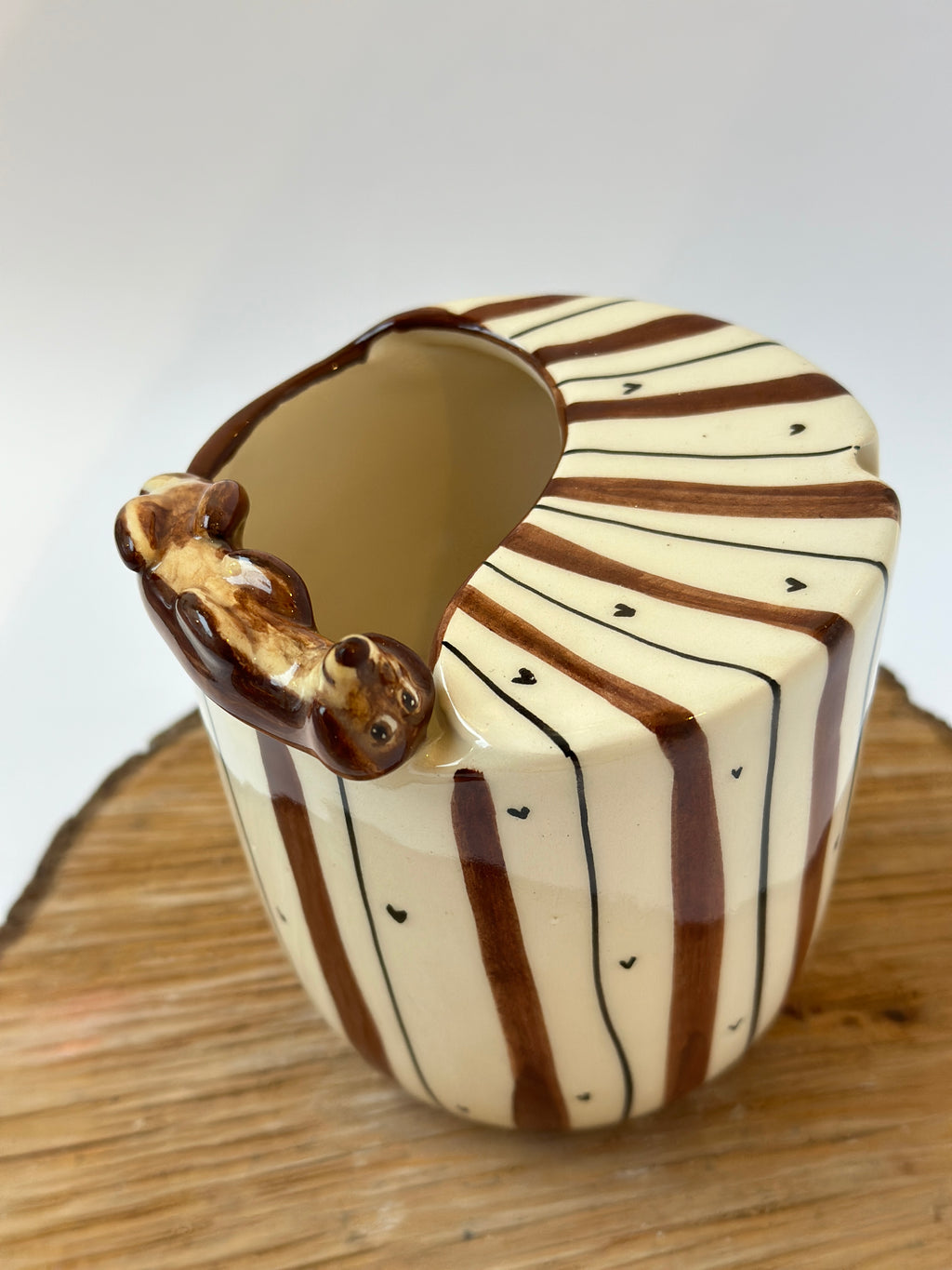 Dachshund handmade takeaway mug