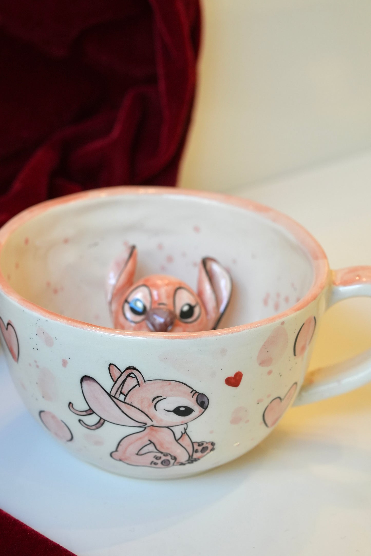 Stitch handmade mug