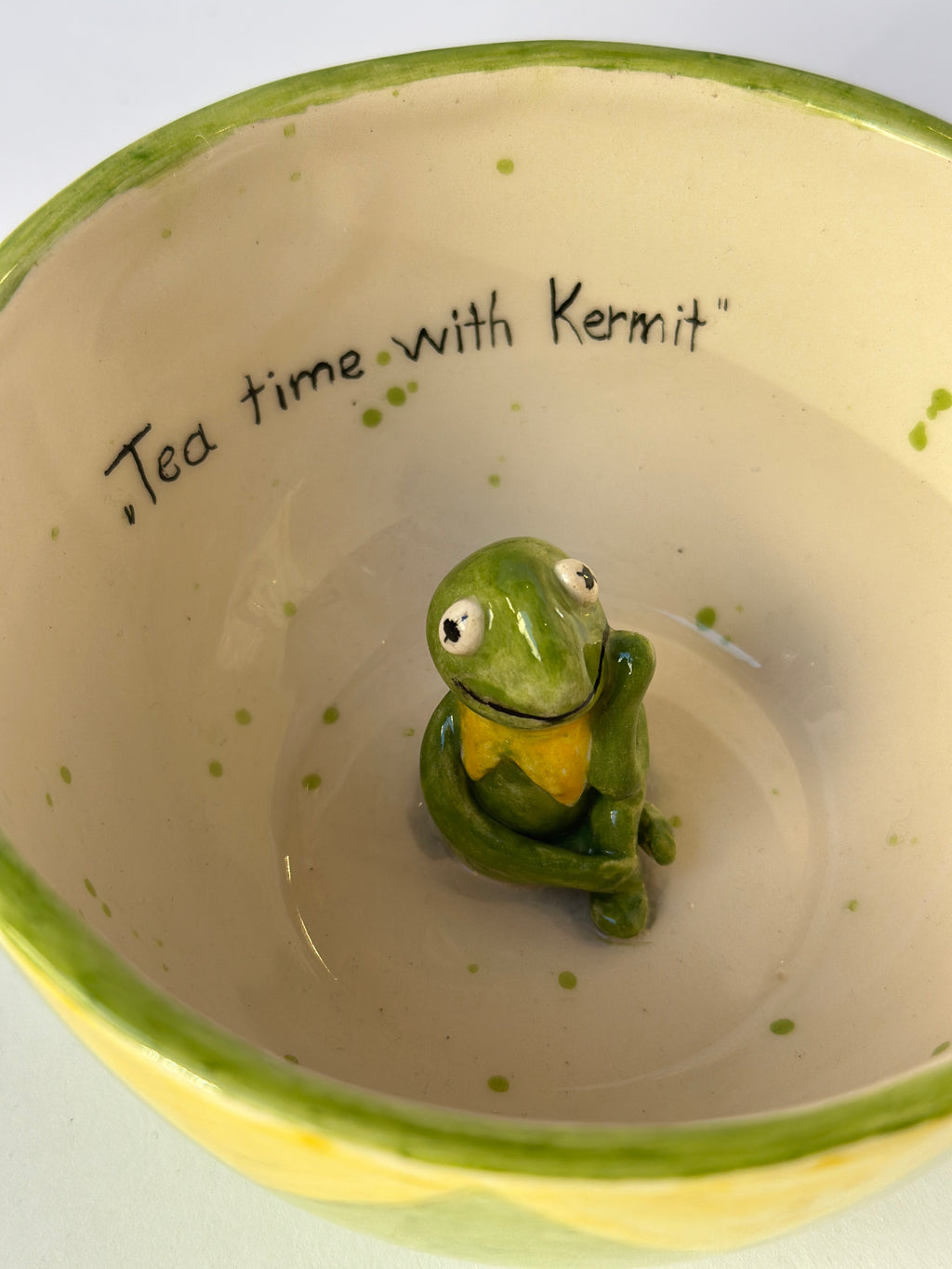 Kermit handmade mug