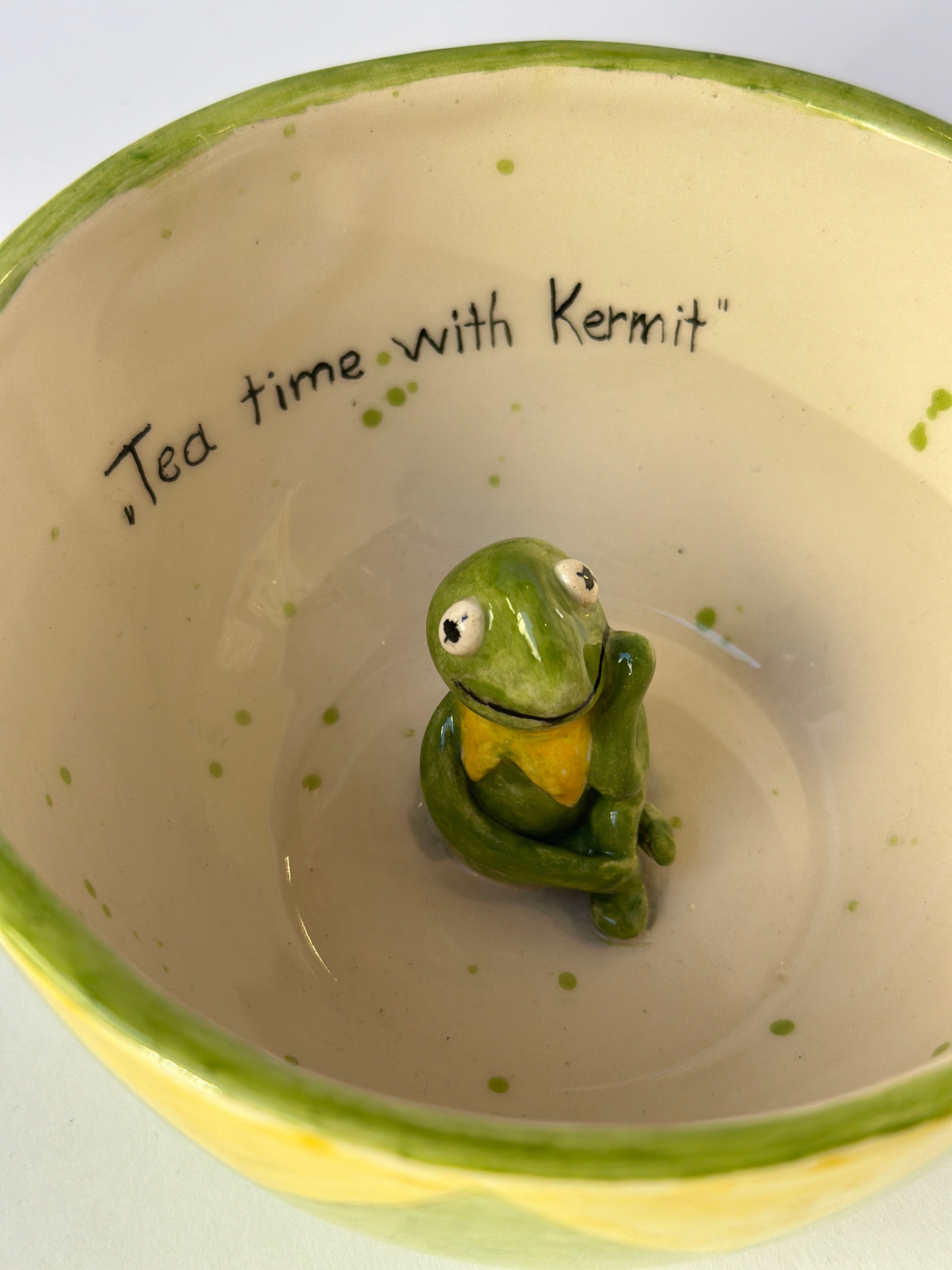 Kermit handmade mug