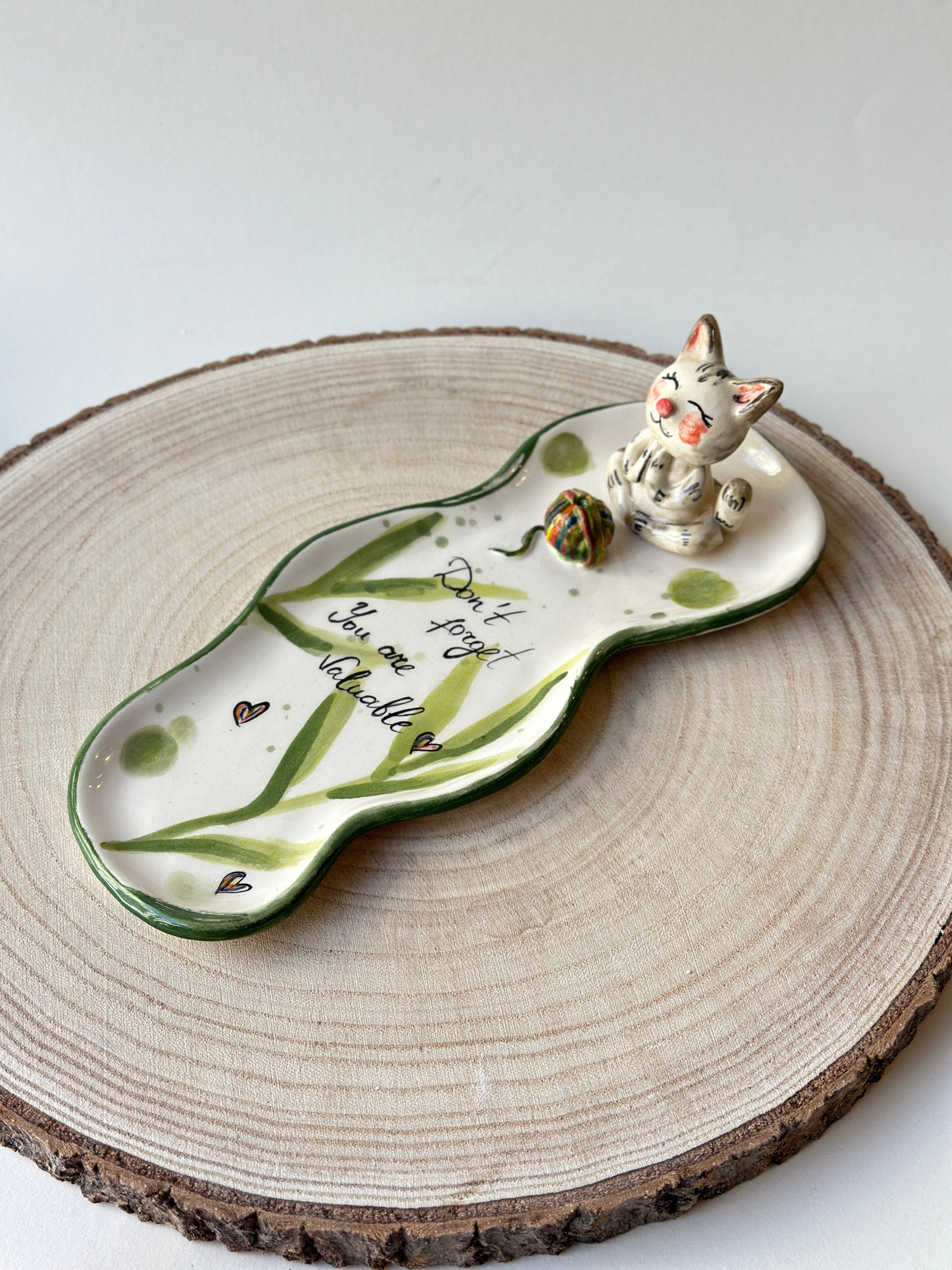 Cat handmade burner